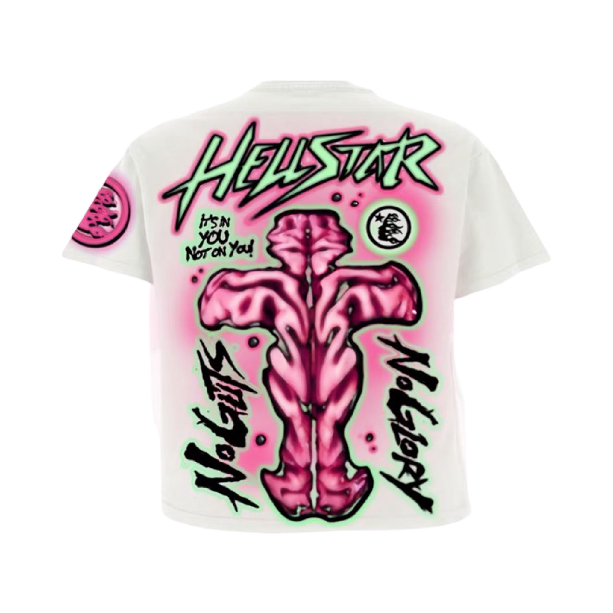 Hellstar No Guts No Glory T-Shirt White