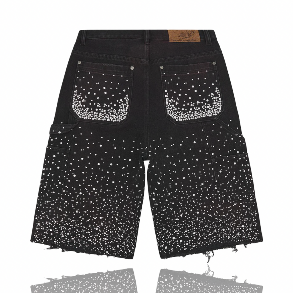 Birth Of Royal Child Diamond Jorts Black