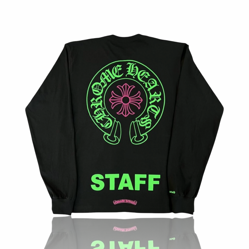 Chrome Hearts Staff Exclusive Longsleeve Green & Pink