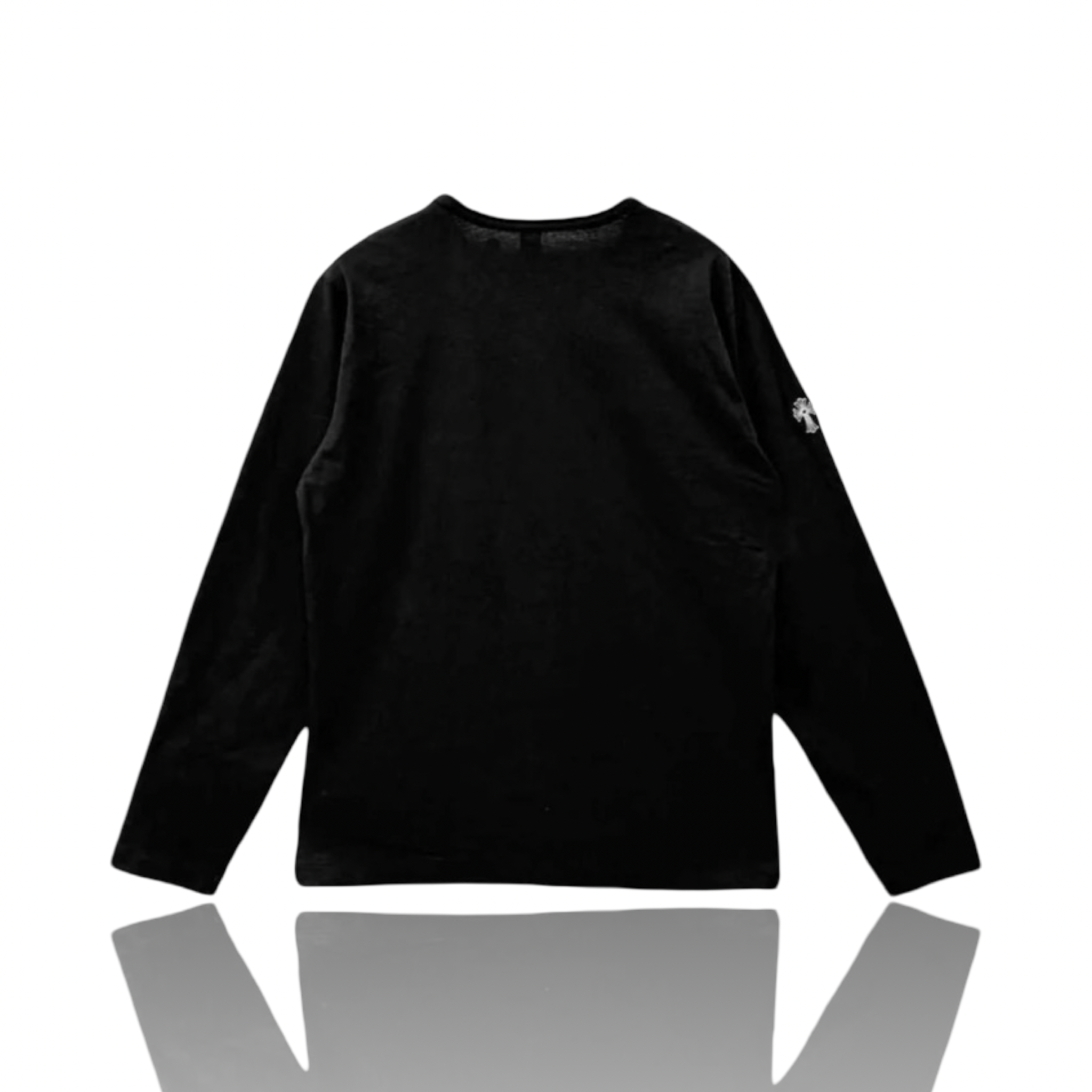Chrome Hearts Embroidered Eye Chart LongSleeve Black
