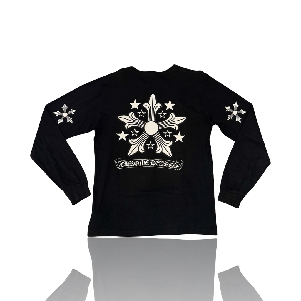 Chrome Hearts Stars Longsleeve Black