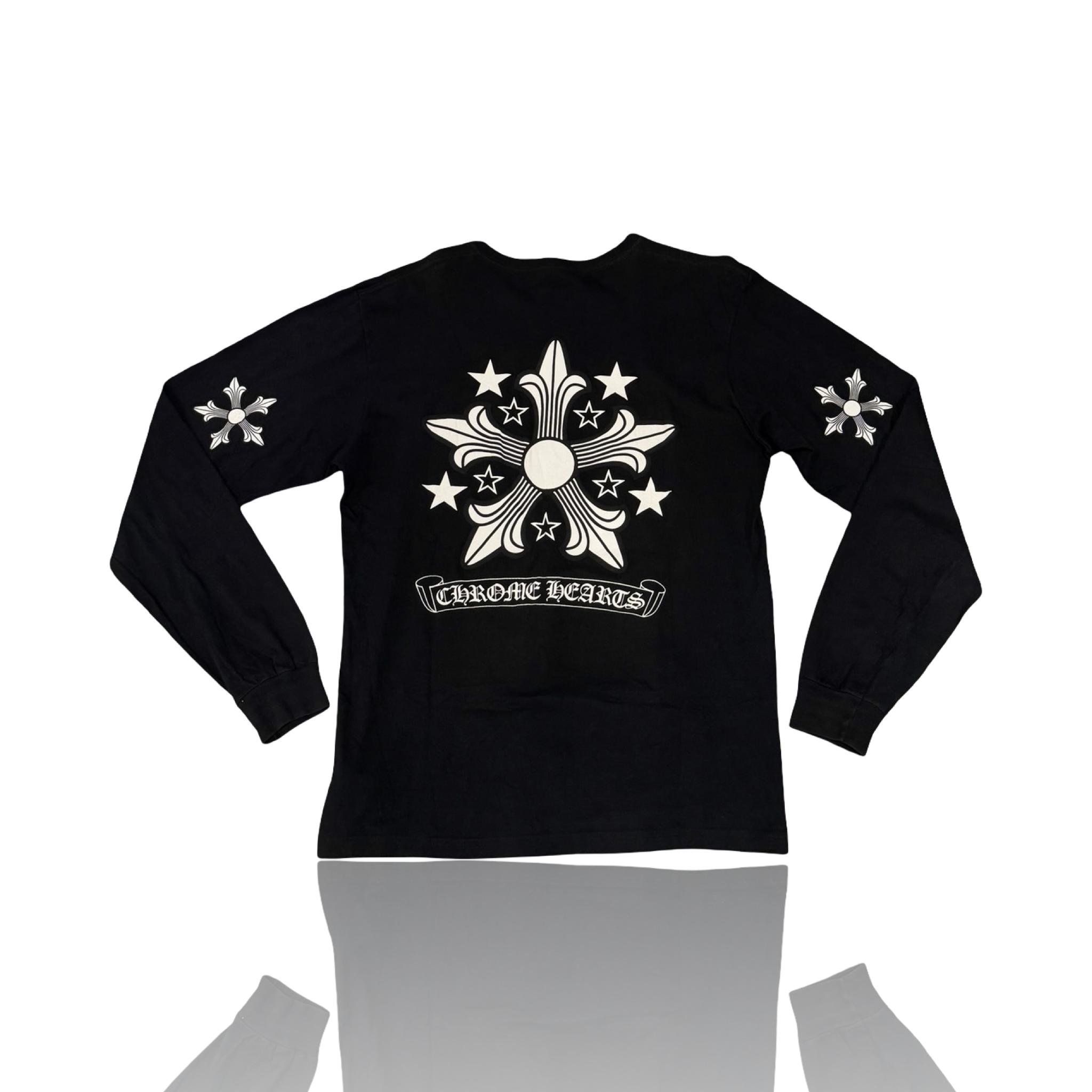 Chrome Hearts Stars Longsleeve Black