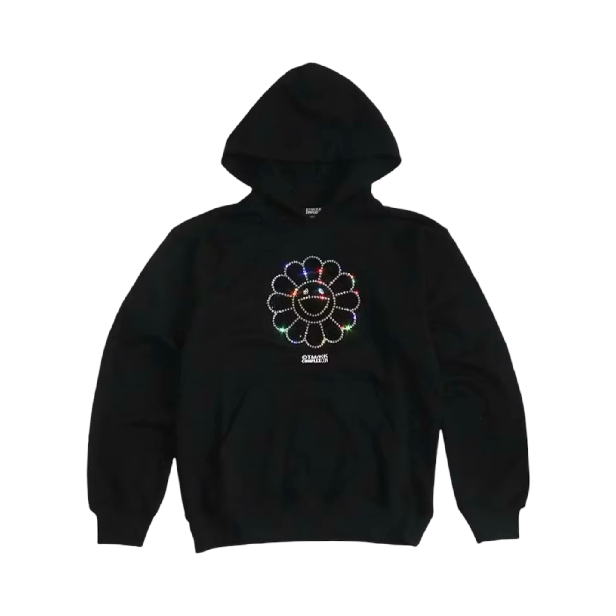 Takashi Murakami ComplexCon Swarovski Flower Hoodie Black