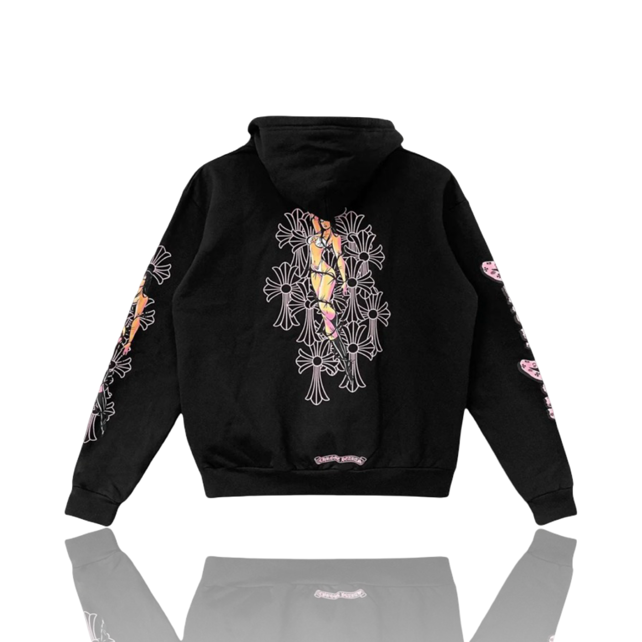 Chrome Hearts Deadly Doll Zip Up Black