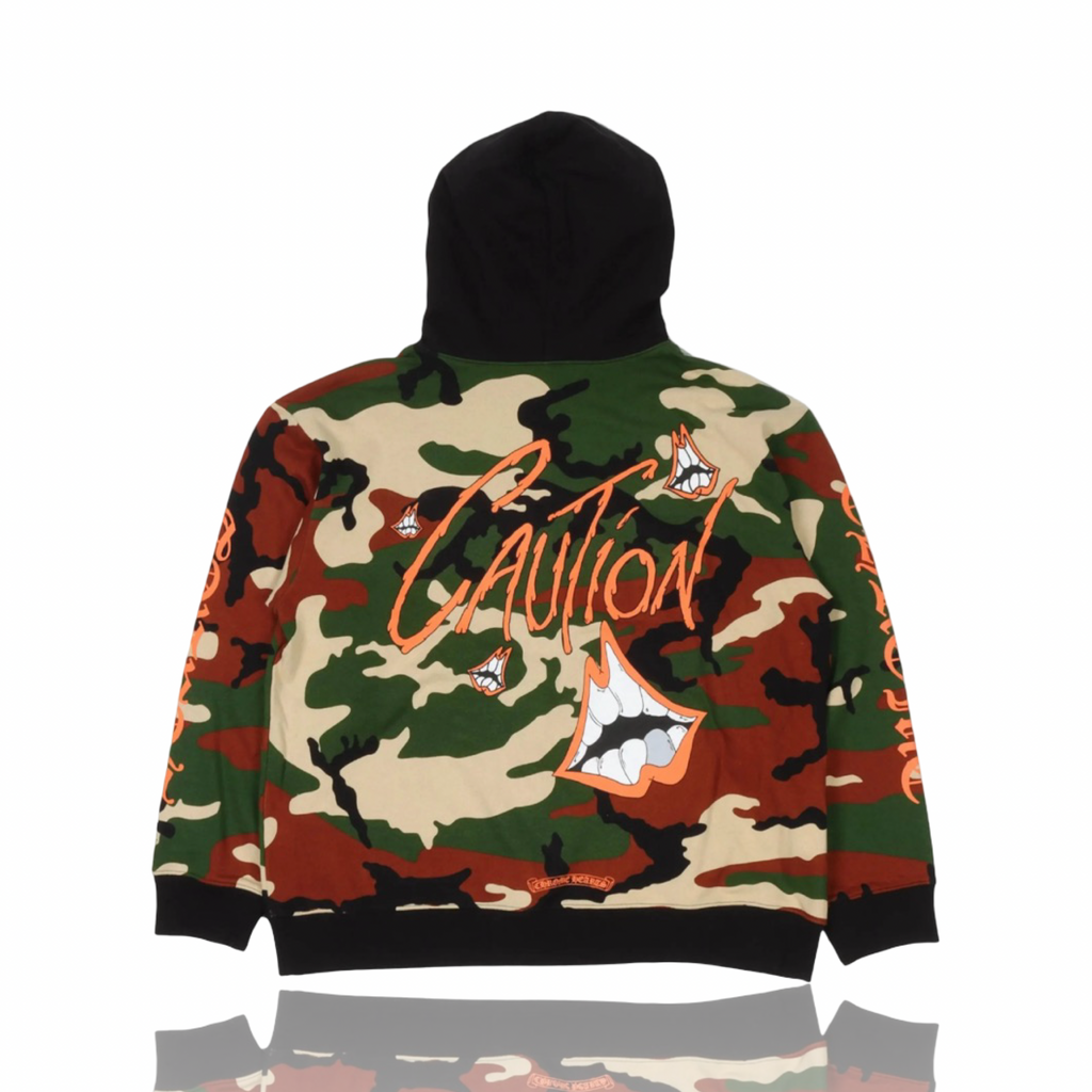 Chrome Hearts Matty Boy Caution Hoodie Camo