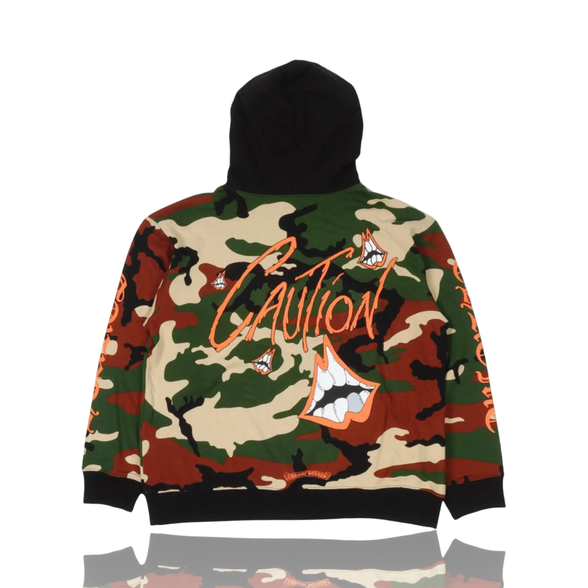 Chrome Hearts Matty Boy Caution Hoodie Camo