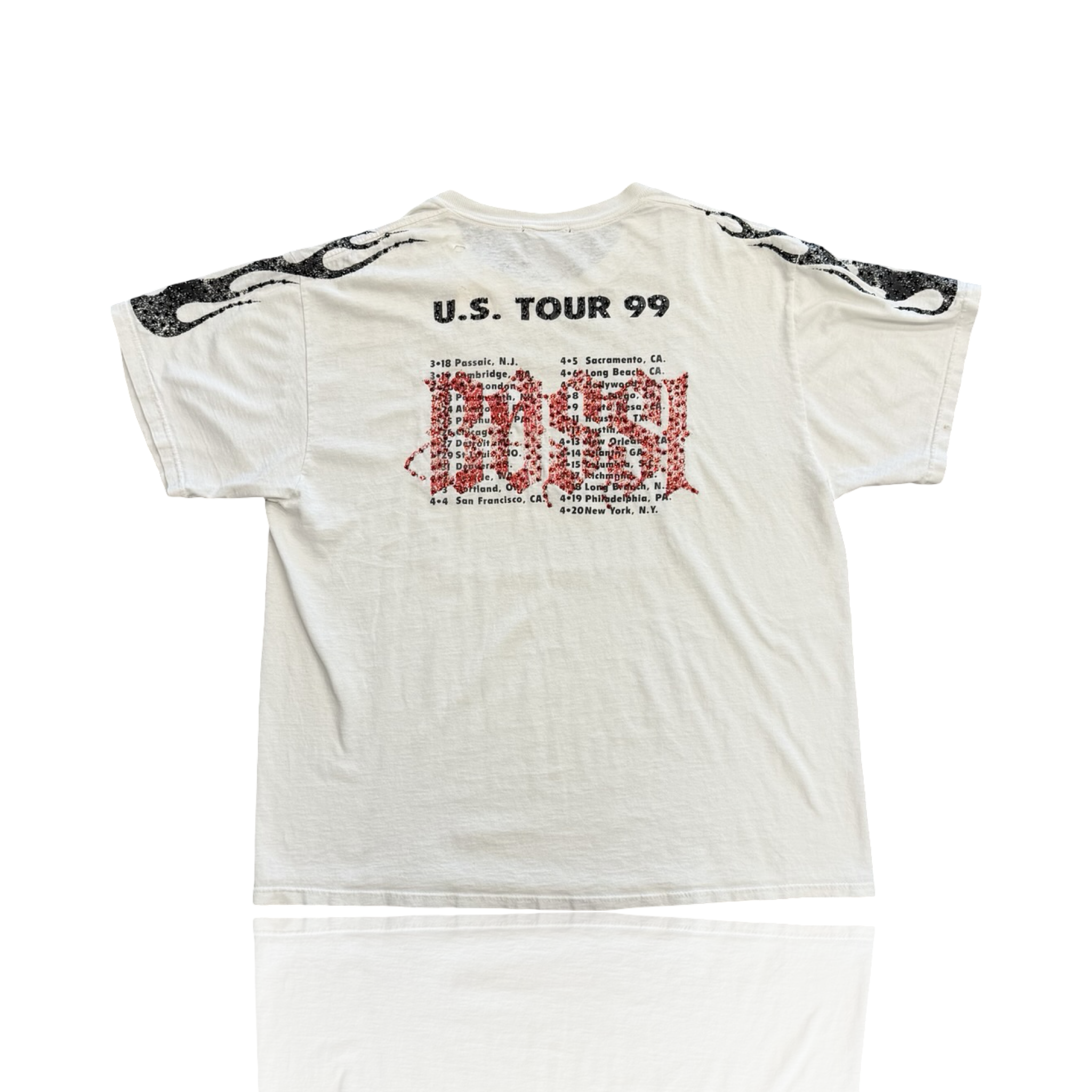 BOSSI Vintage King Of Bands Tee White