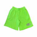 Eric Emanuel Cotton Neon Green Shorts