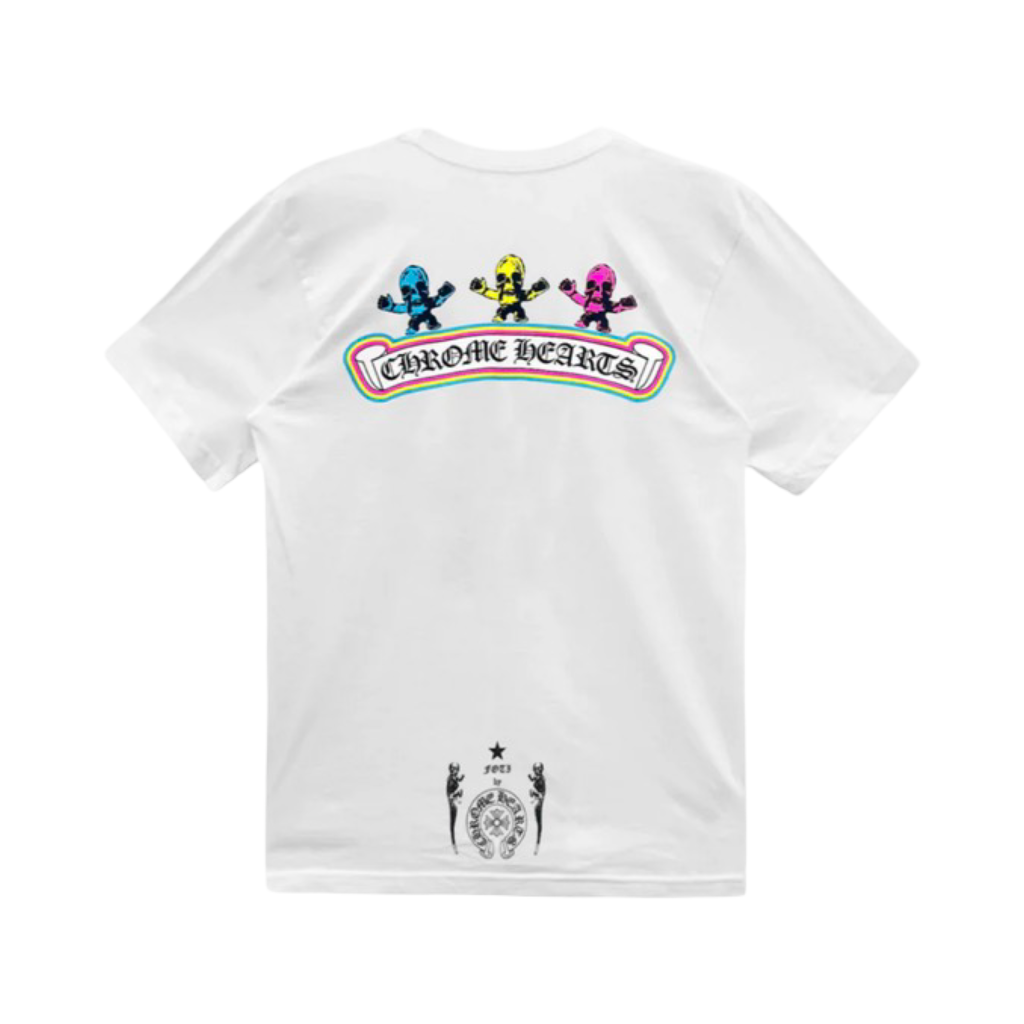 Chrome Hearts FOTI Rainbow Scroll Tee