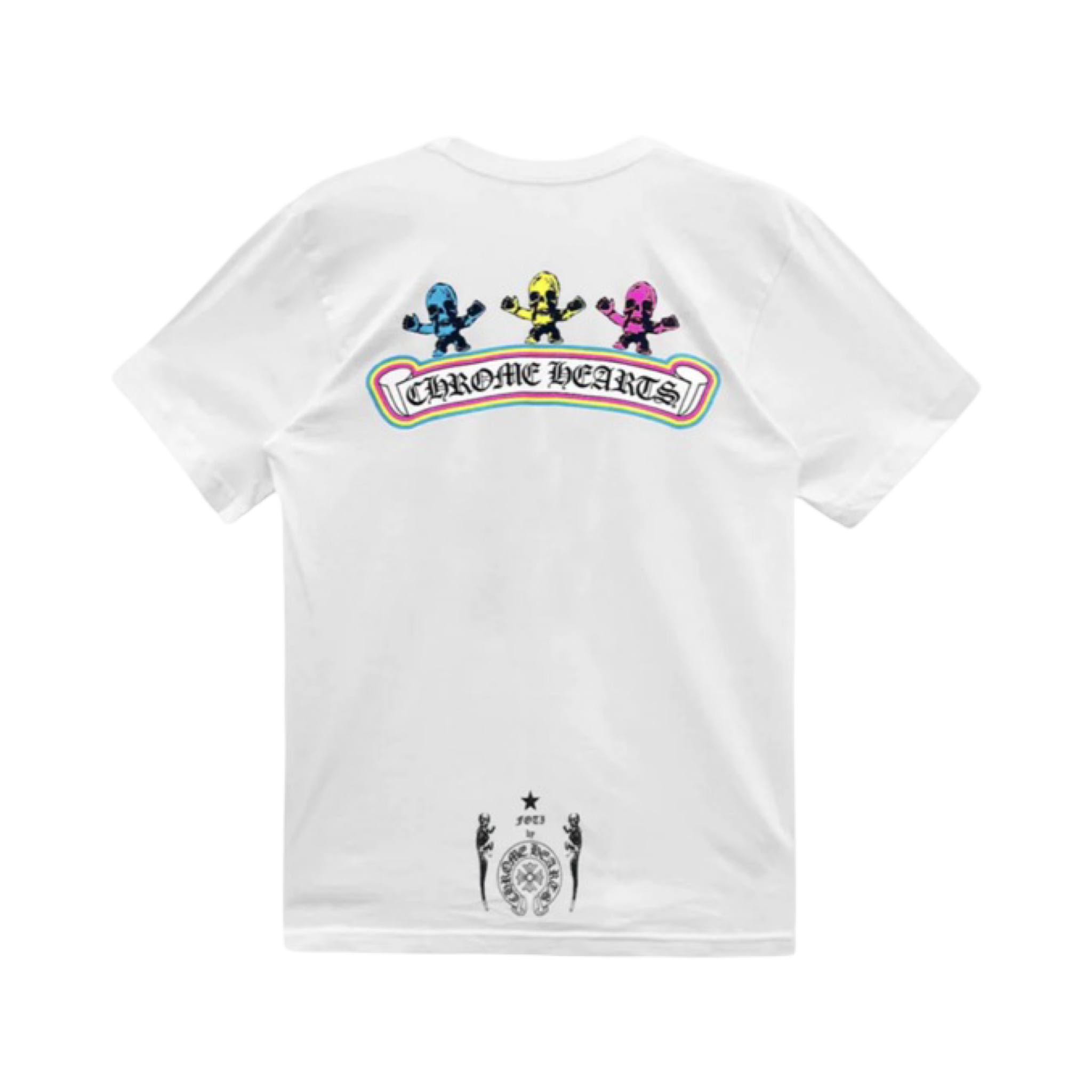 Chrome Hearts FOTI Rainbow Scroll Tee