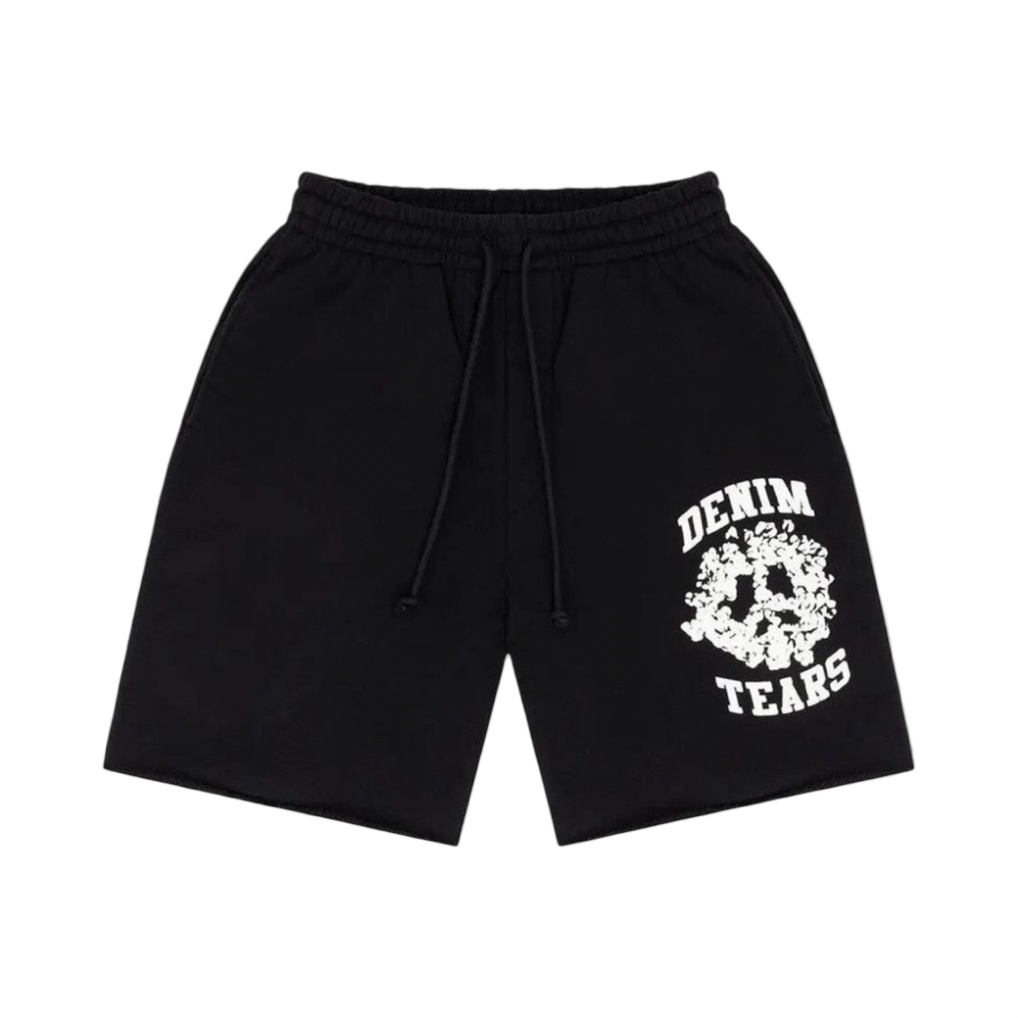 Denim Tears University Sweat Shorts Black