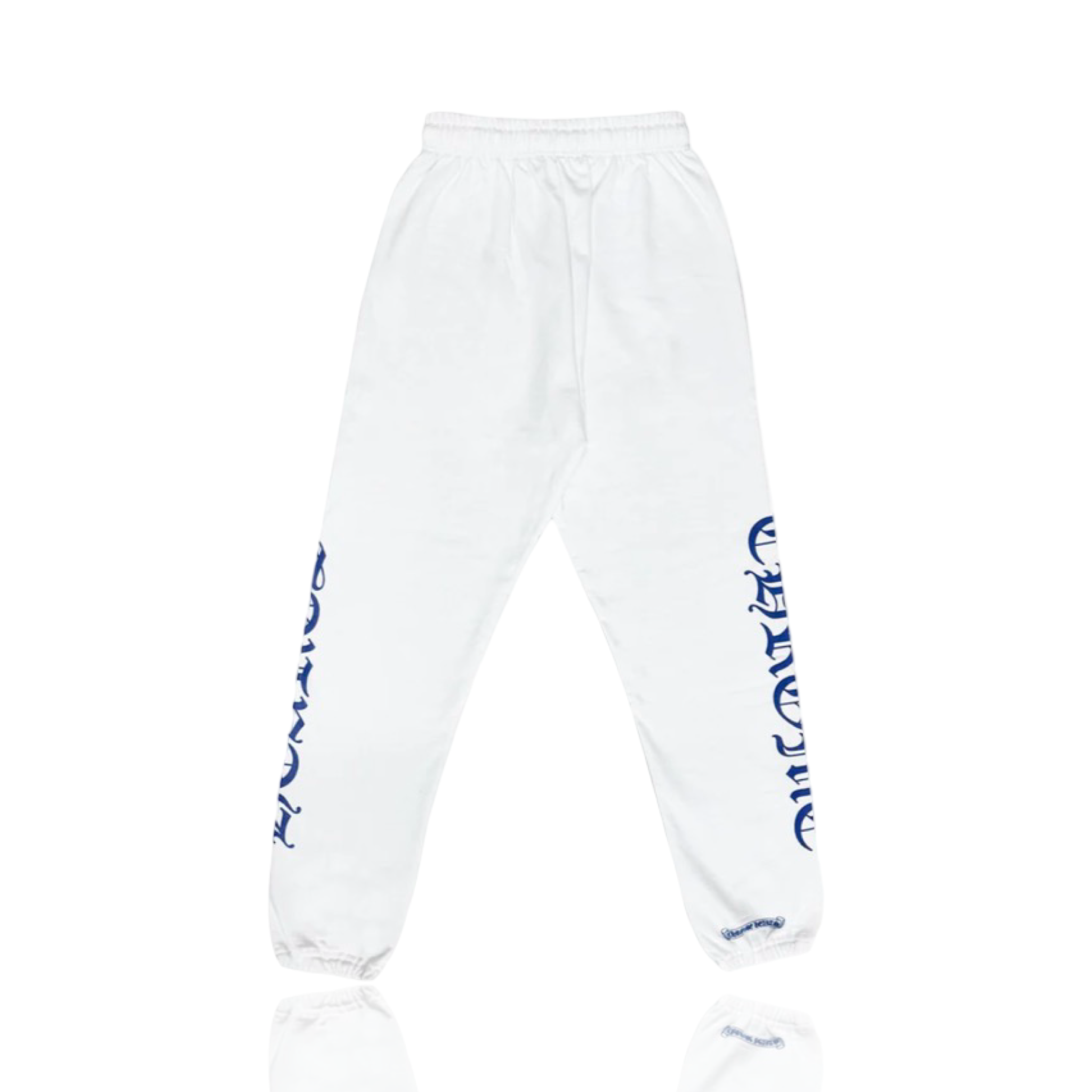 Chrome Hearts Horseshoe Logo Sweatpants Blue/White