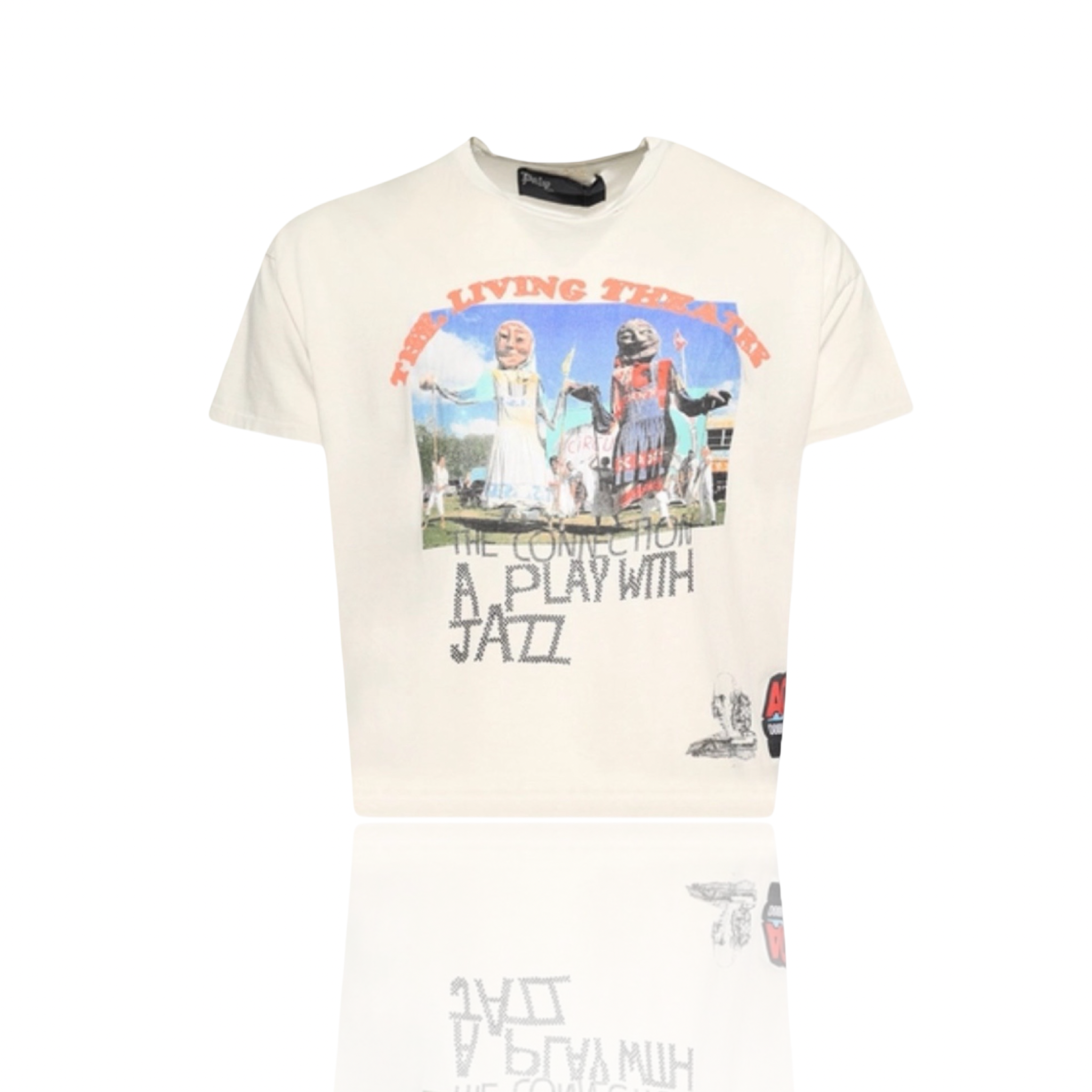 Paly Hollywood Living Theatre Tee White