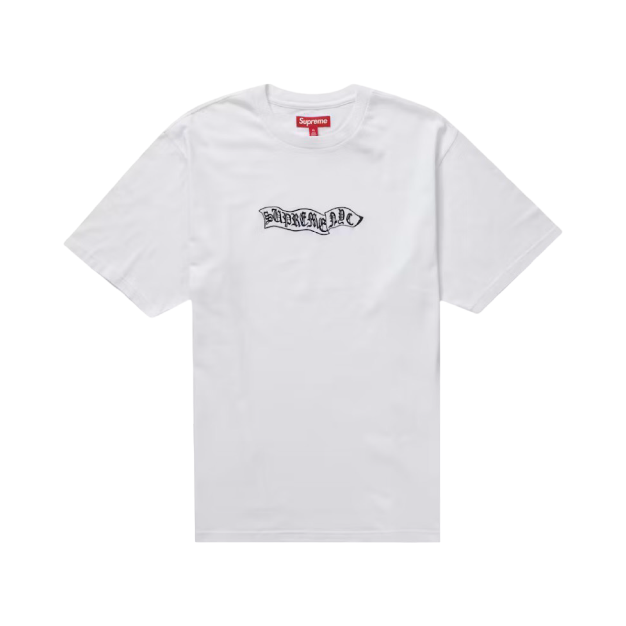Supreme Banner S/S Top White