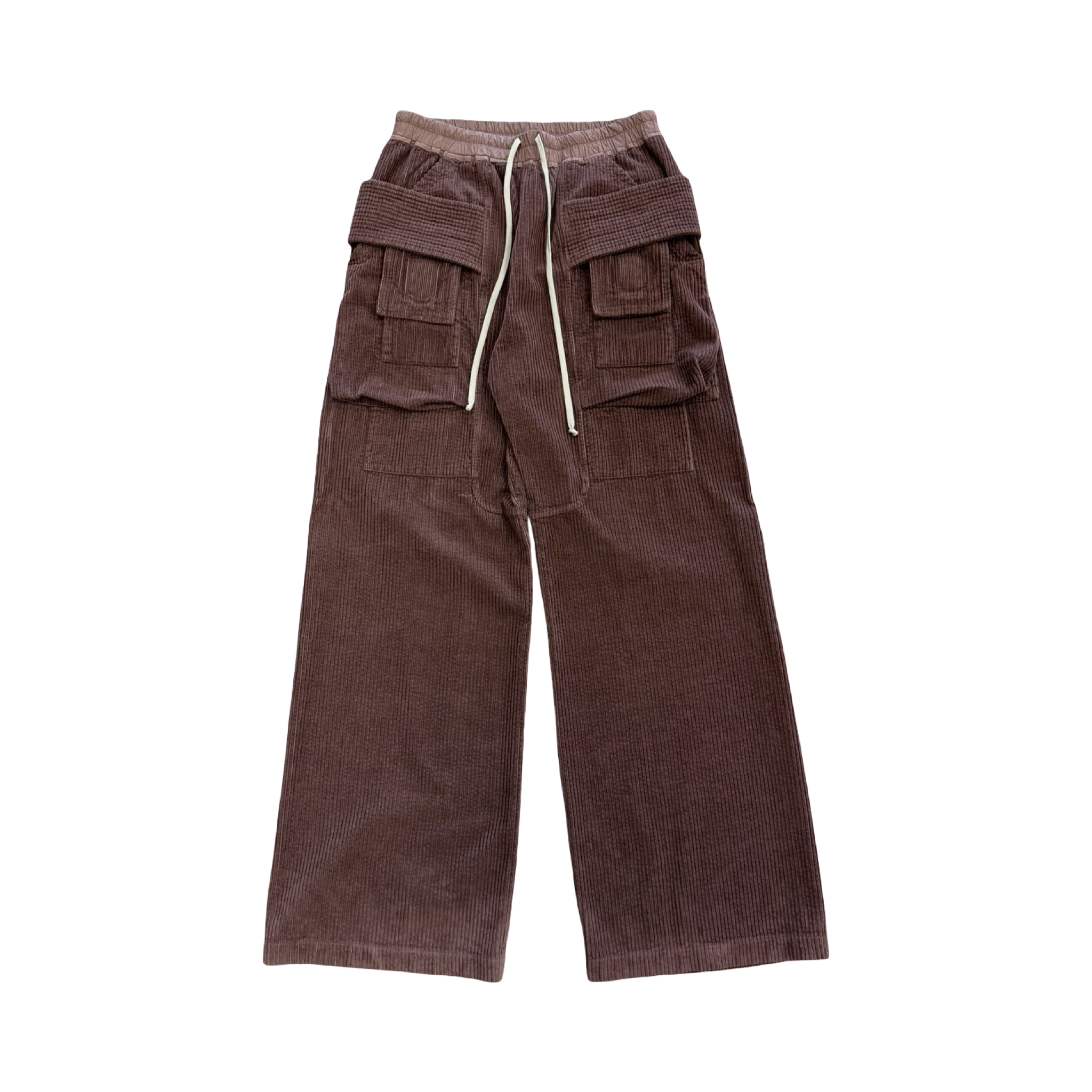 Rick Owens Creatch Corduroy Pants Burgundy