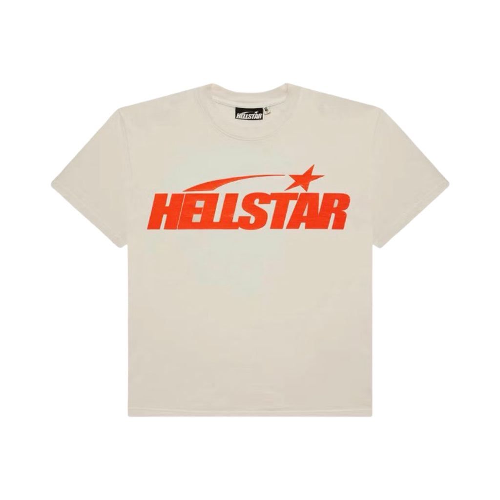 Hellstar Classic White Orange T-Shirt