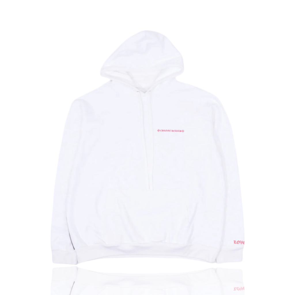 Chrome Hearts Laurine Lynn Stark White/Red Hoodie