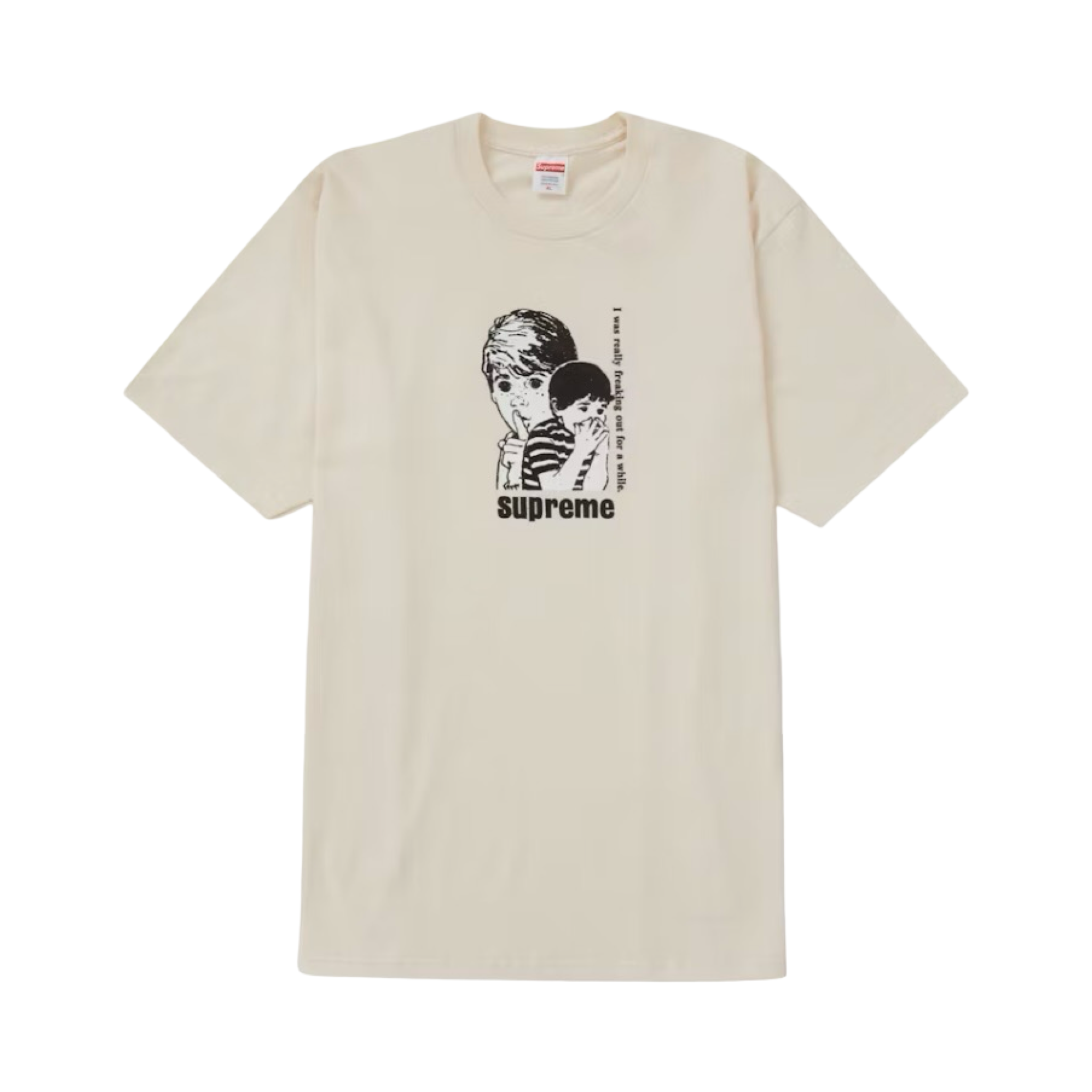 Supreme Freaking Out Tee Natural