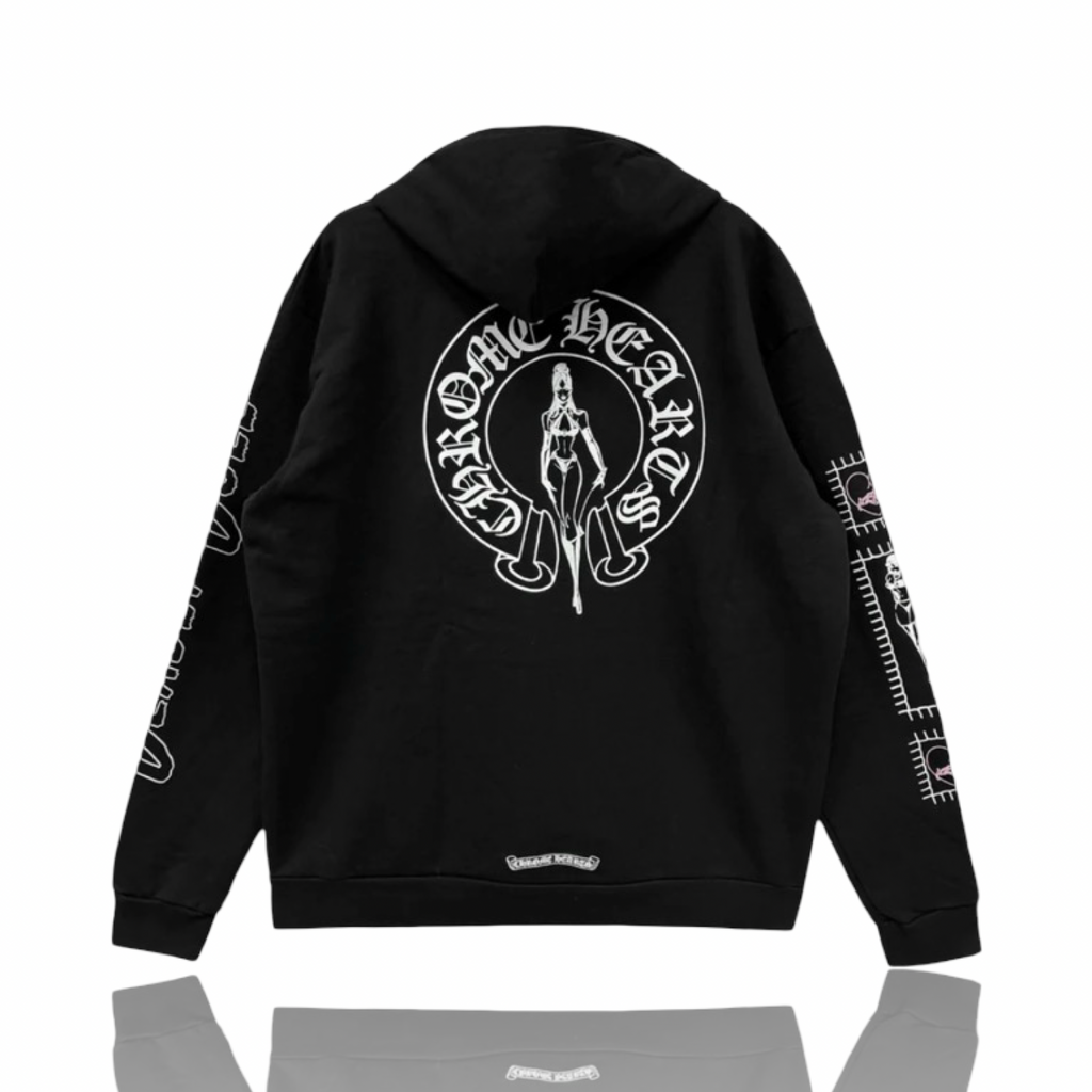 Chrome Hearts Deadly Doll Dagger Logo Zip Up