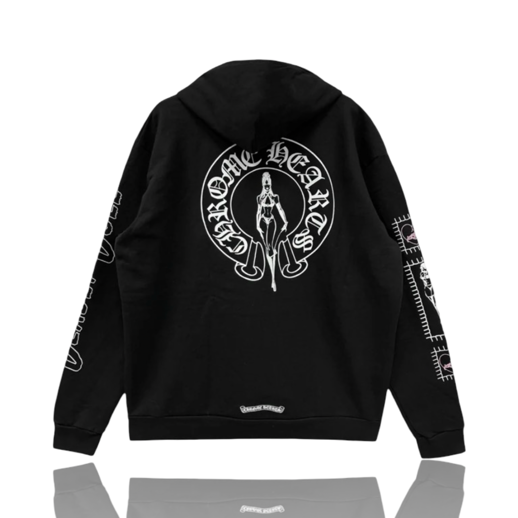 Chrome Hearts Deadly Doll Dagger Logo Zip Up