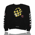 Chrome Hearts Matty Boy Multi-Eye Soccer Ball Print Crewneck