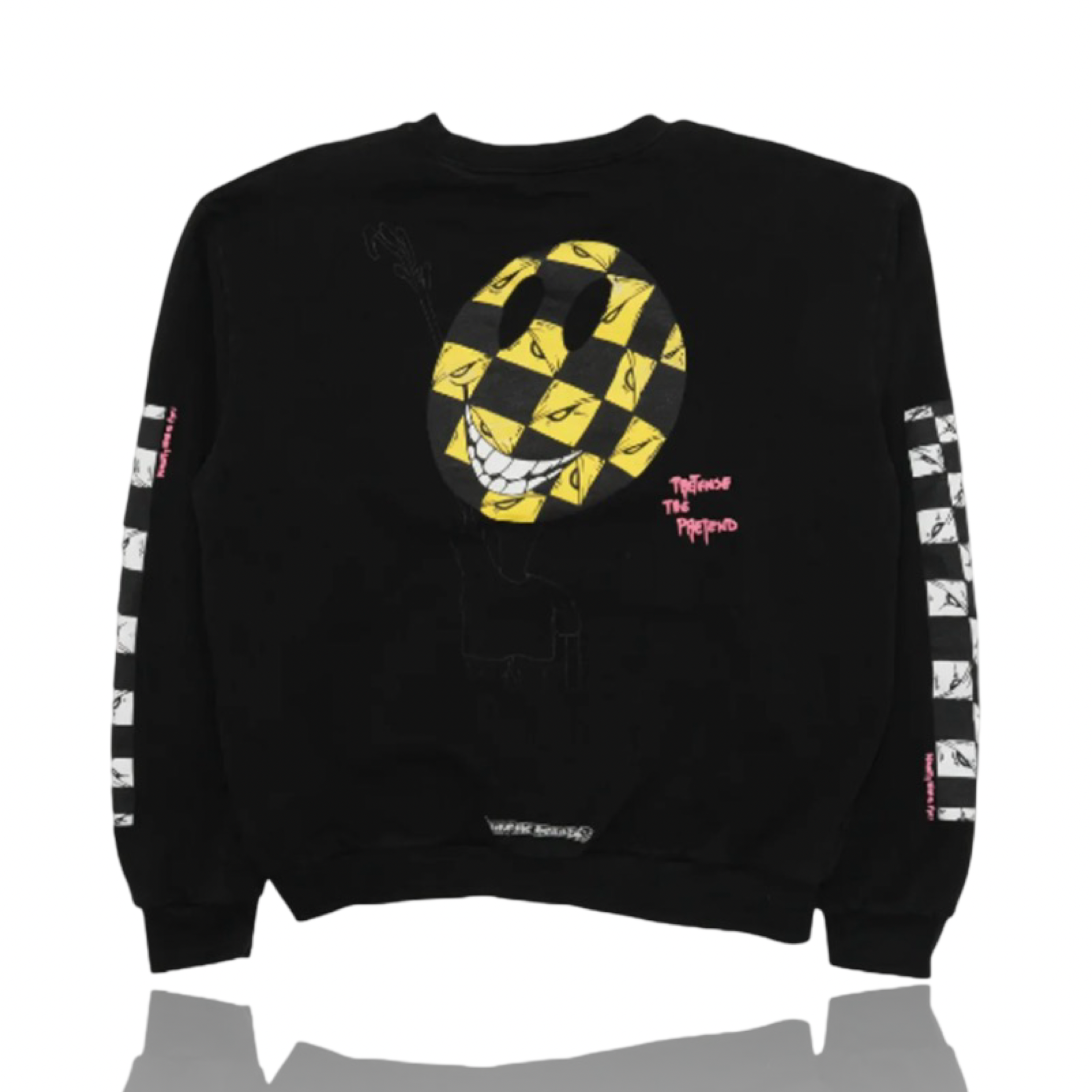 Chrome Hearts Matty Boy Multi-Eye Soccer Ball Print Crewneck