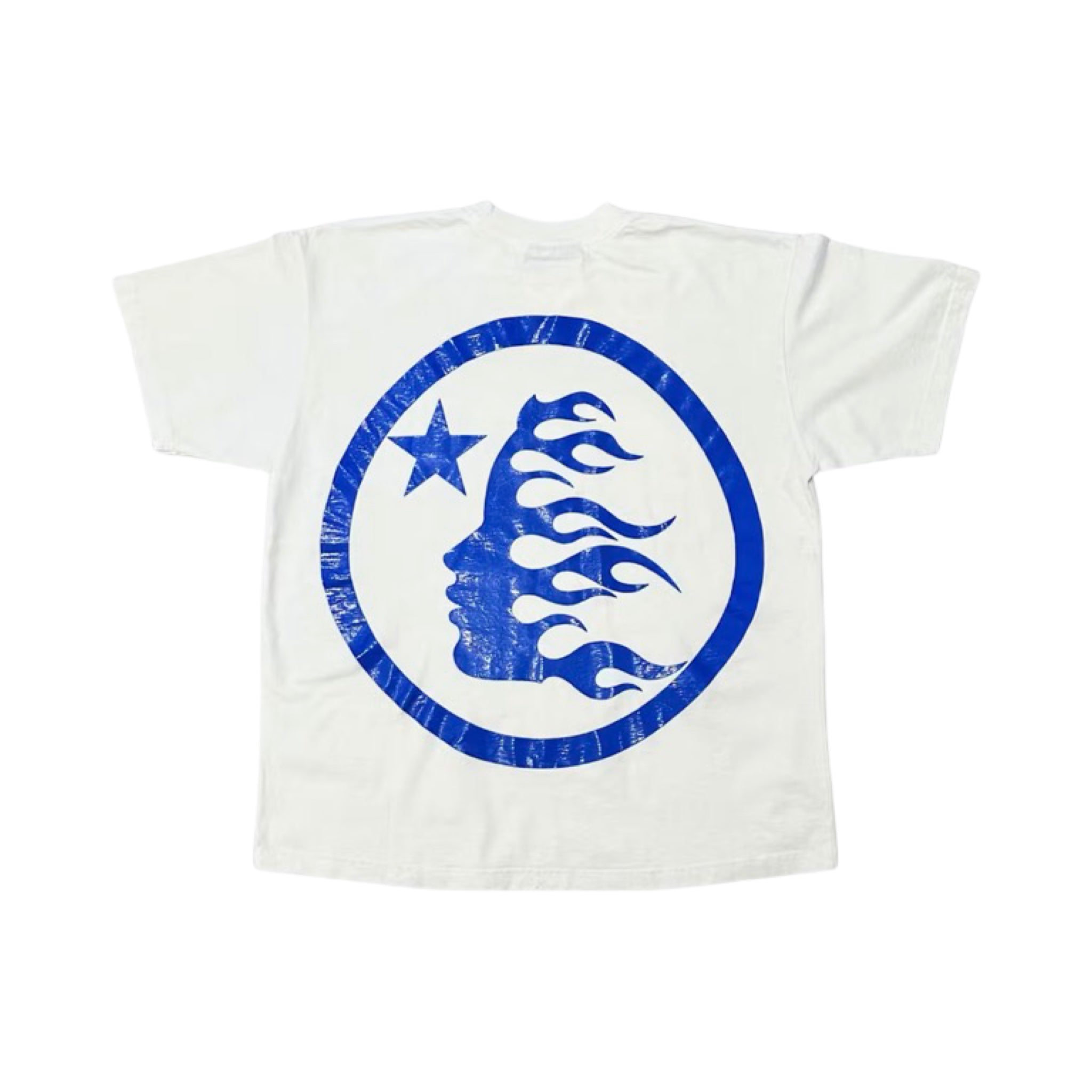 Hellstar Gel Sport Logo T-Shirt White/Blue