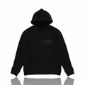 Chrome Hearts 711 Nylon Triple Cross Hoodie Black