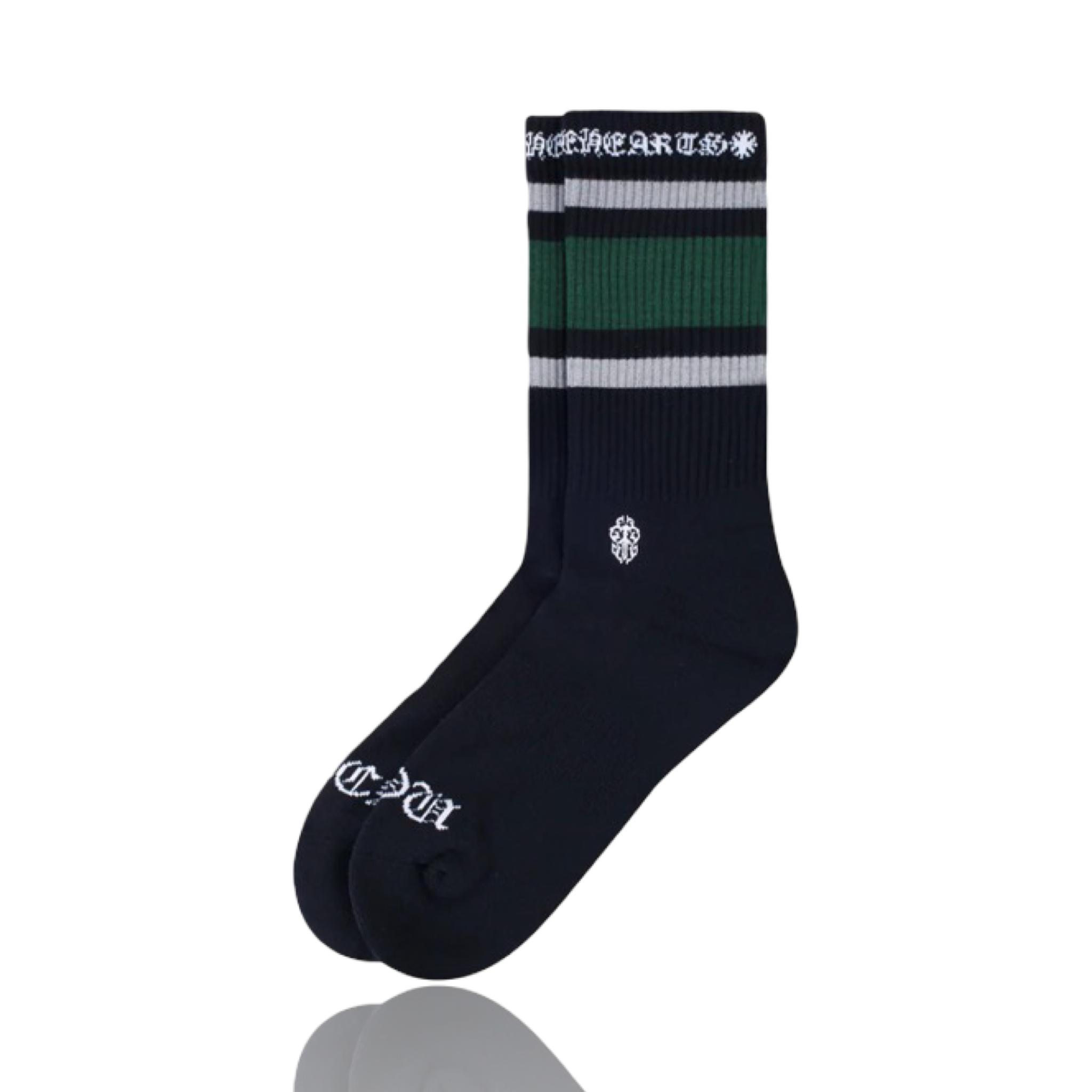 Chrome Hearts Sport Men Green/Black Socks