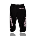 Chrome Hearts Kid's Pink Scroll Logo Sweatpants