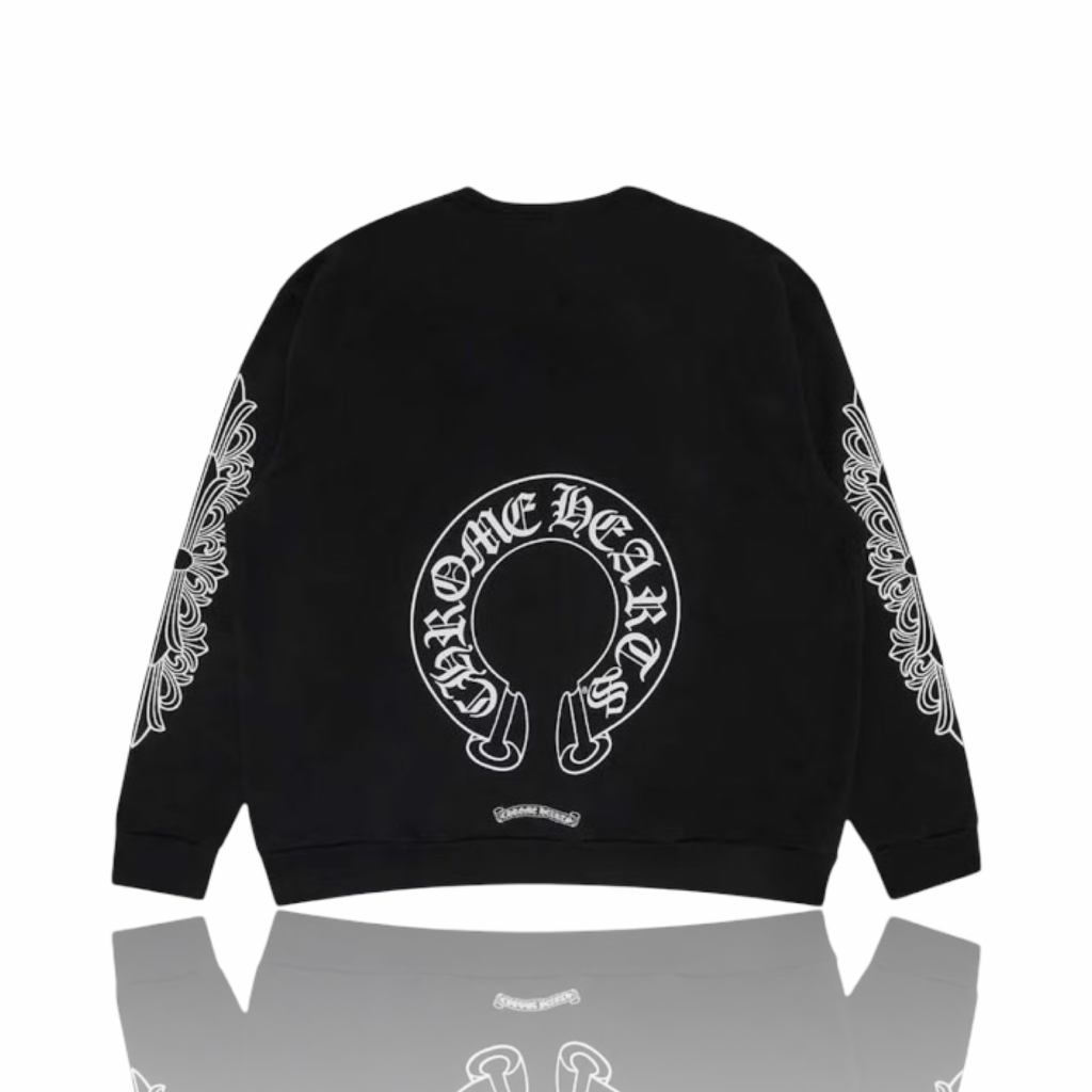 Chrome Hearts Horseshoe Crewneck Black