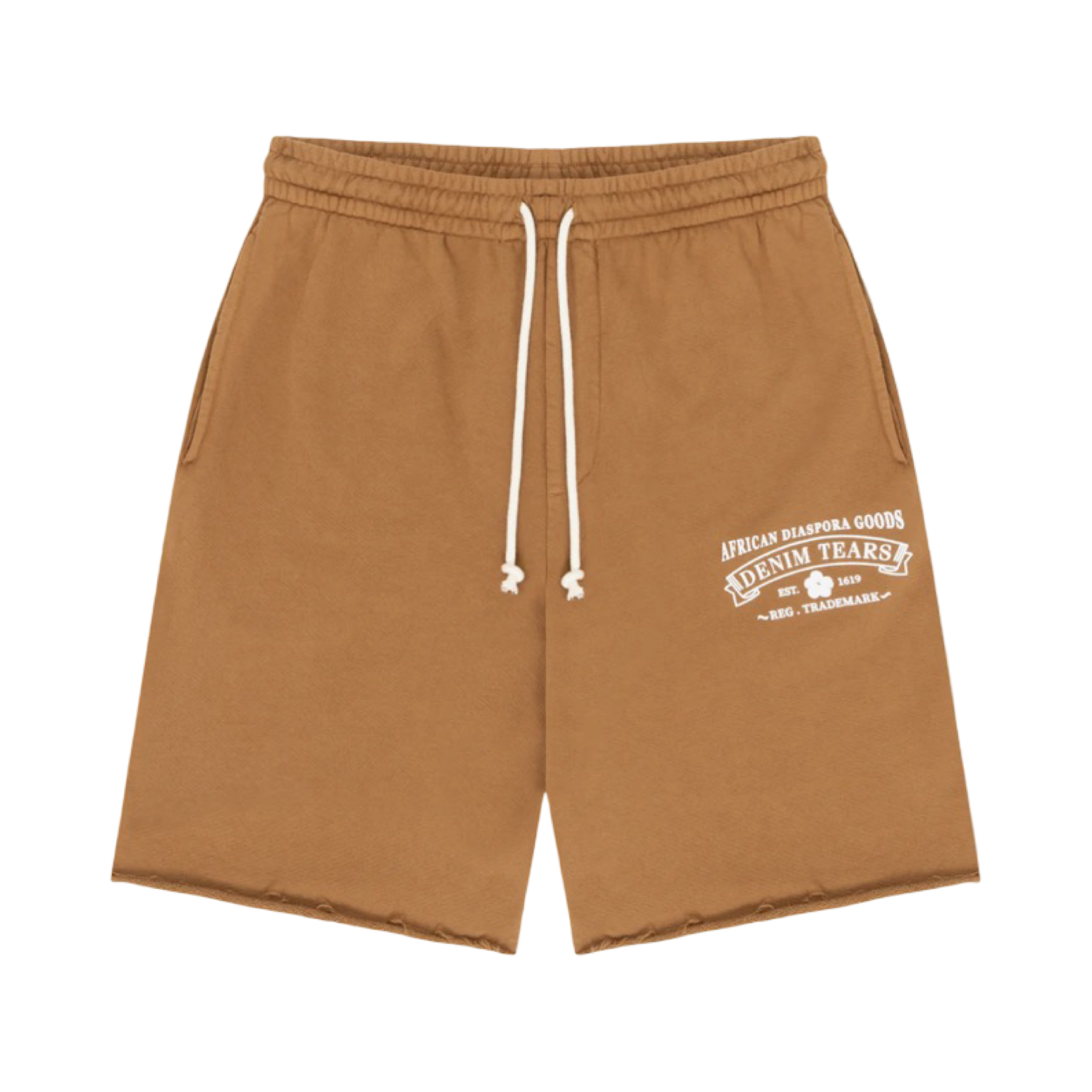 Denim Tears Washed Brown SweatShorts