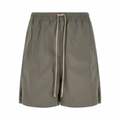 Rick Owens Drawstring Poplin Shorts Washed Indigo