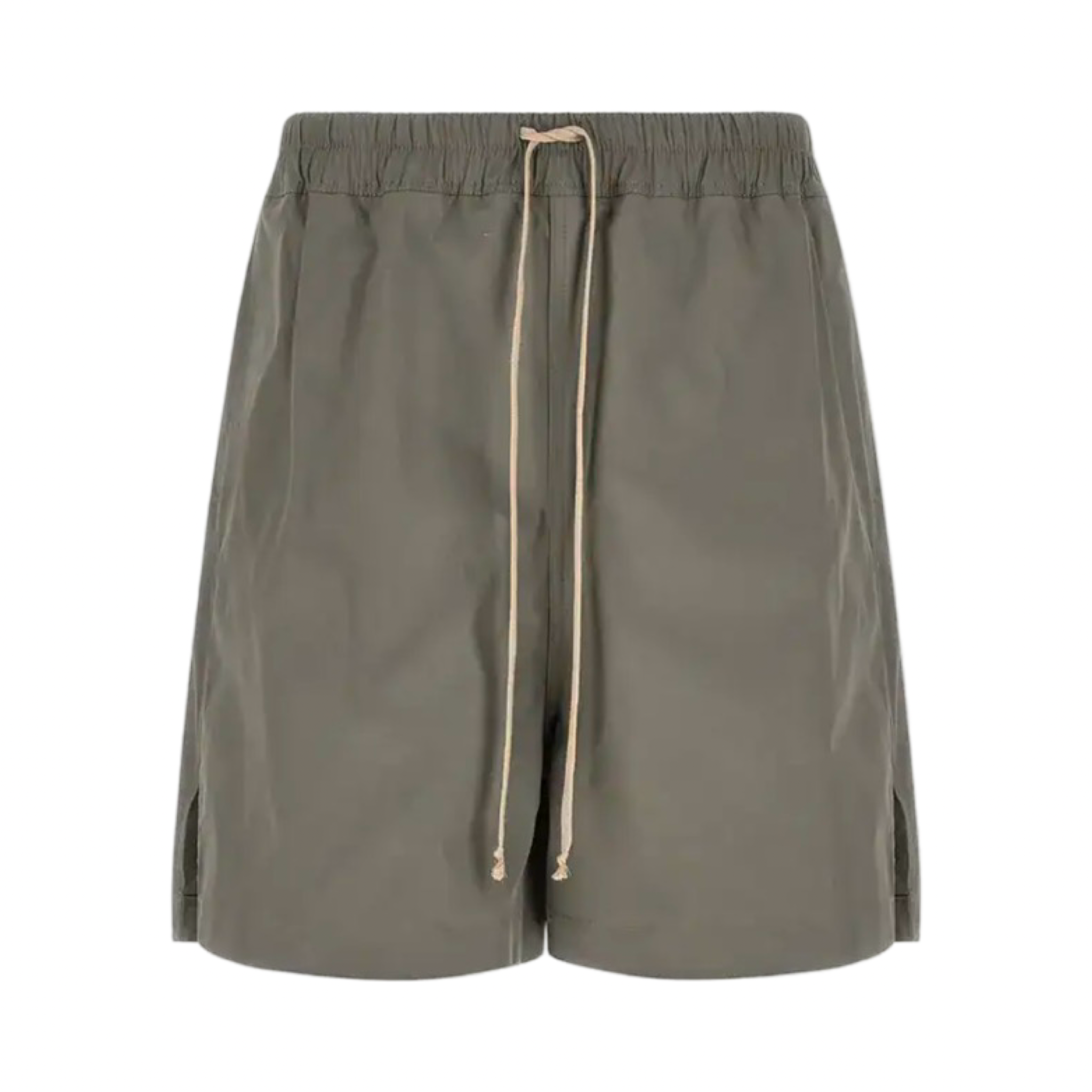 Rick Owens Drawstring Poplin Shorts Washed Indigo