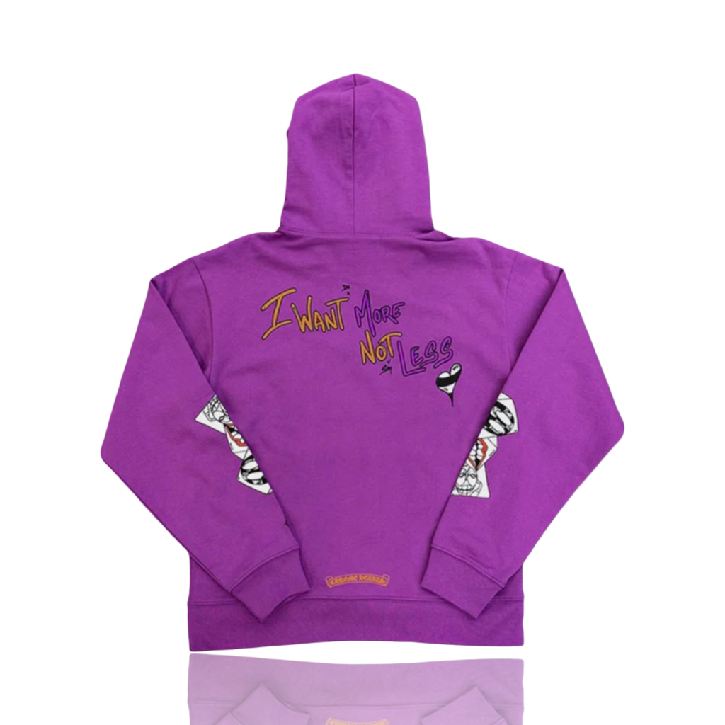 Chrome Hearts Matty Boy Purple More Not Less Hoodie