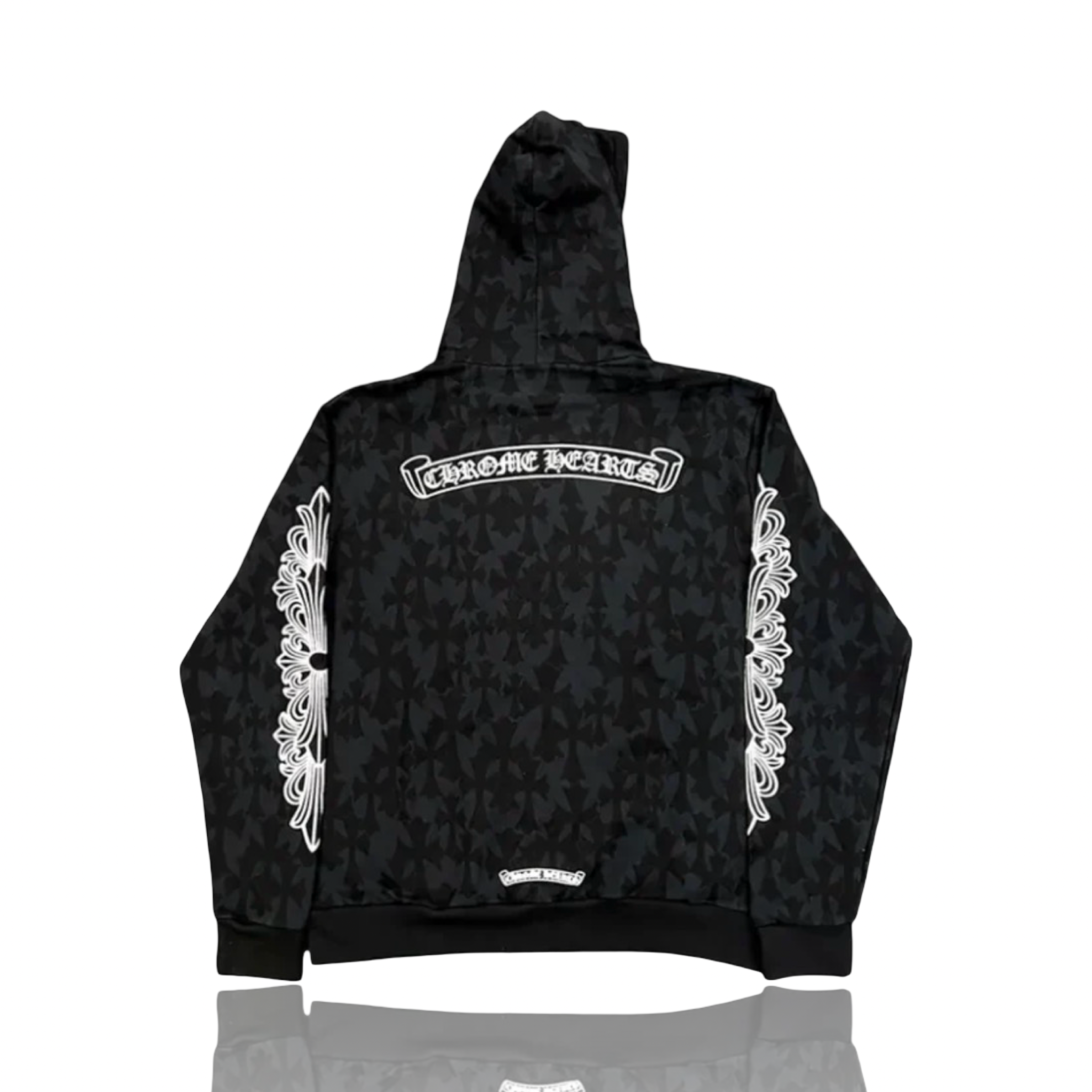 Chrome Hearts Horseshoe Logo Cemetery Hoodie
