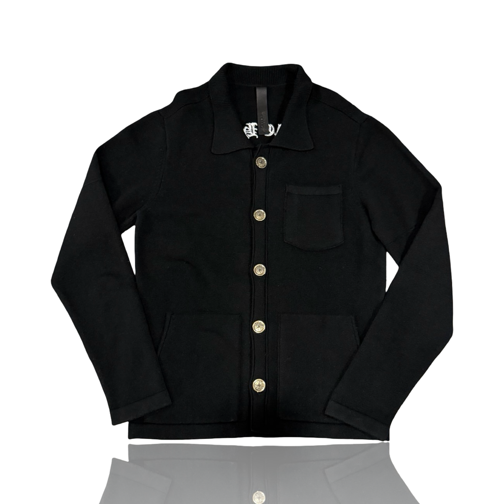 Chrome Hearts Cross Patch Cashmere Cardigan