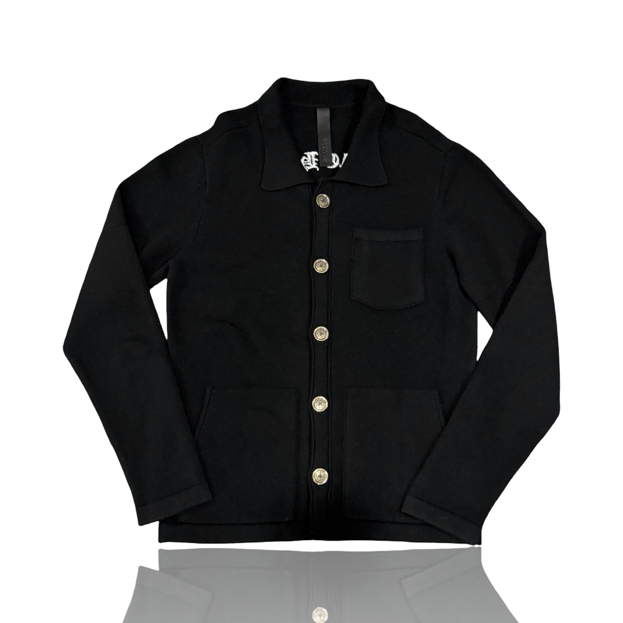 Chrome Hearts Cross Patch Cashmere Cardigan