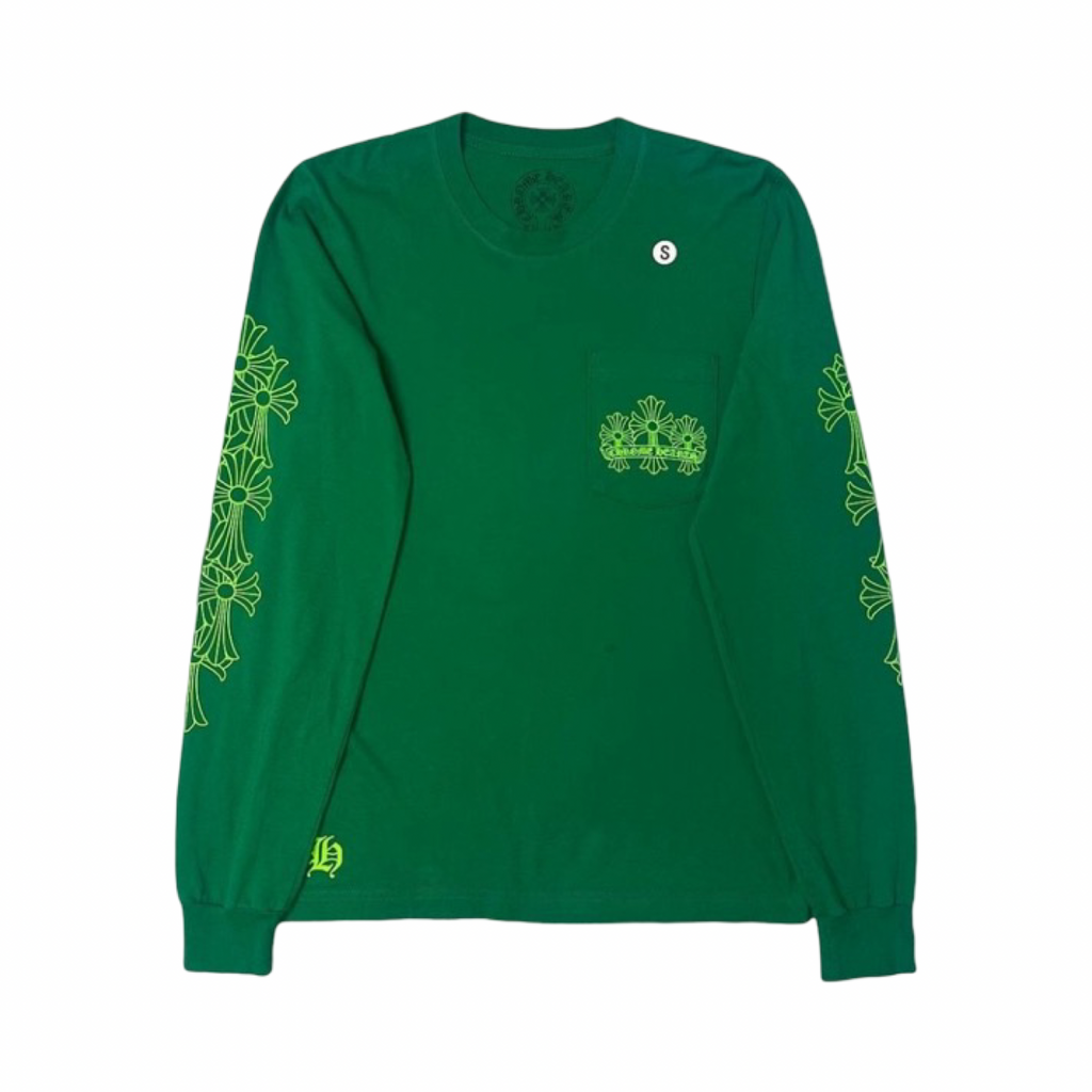 Chrome Hearts Green Cemetery Long Sleeve