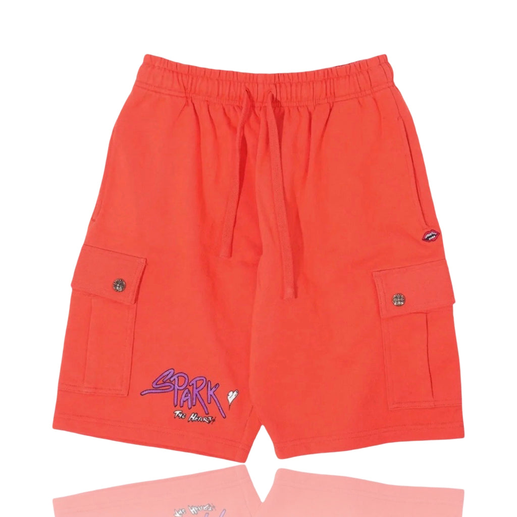 Chrome Hearts Matty Boy Brain New Shorts Orange