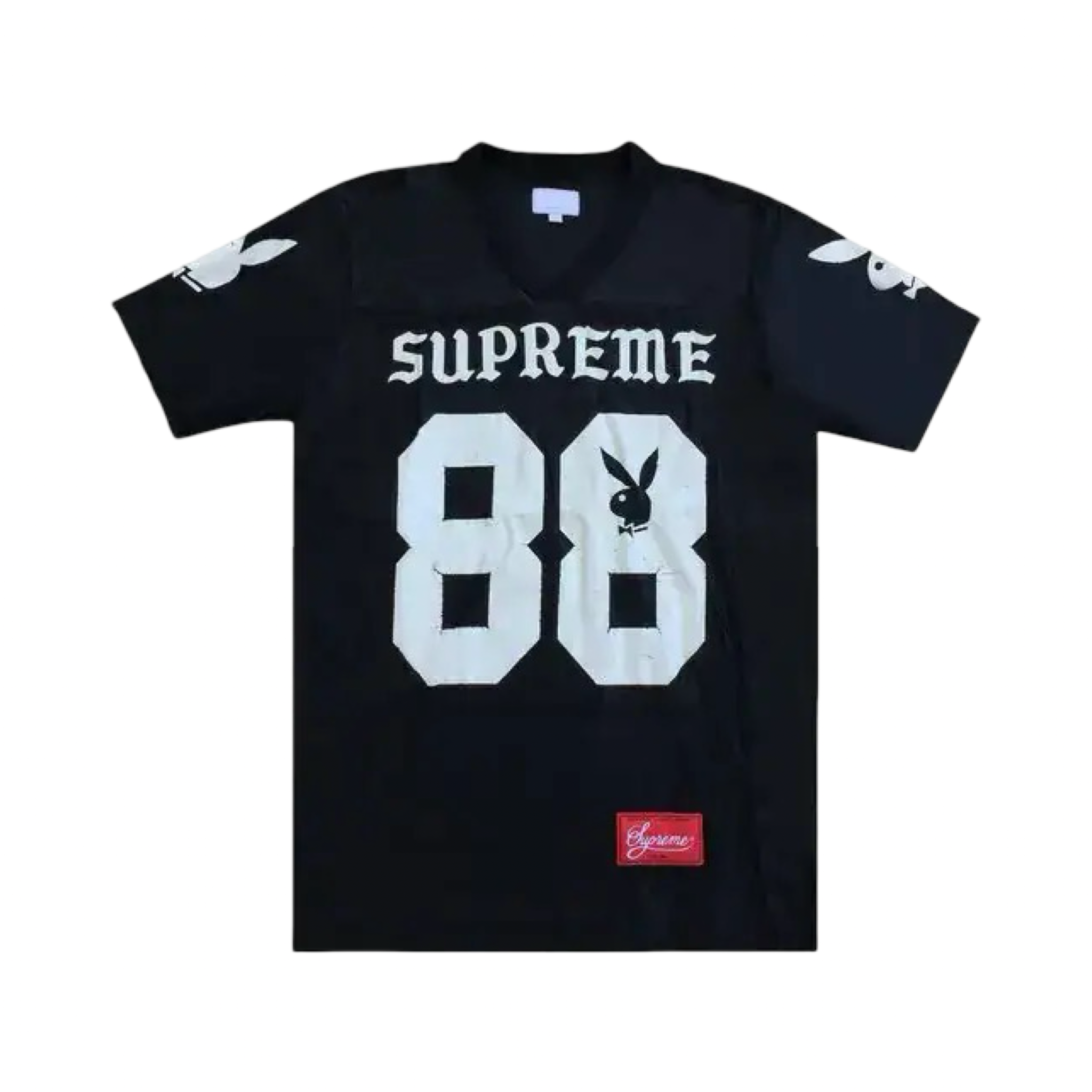 Supreme X Playboy Football Jersey Black