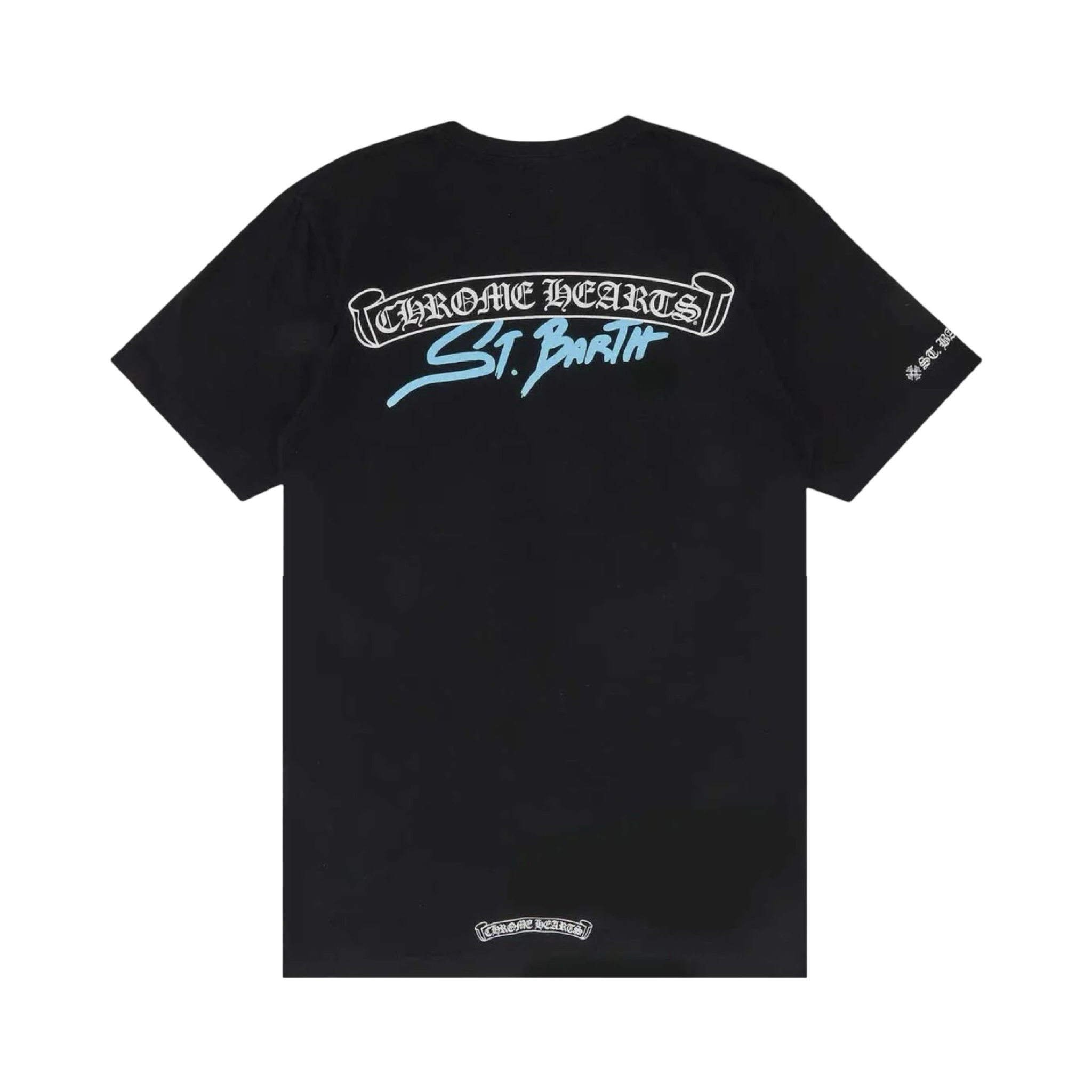 Chrome Hearts St.Barths Scroll Logo Pocket Tee Black