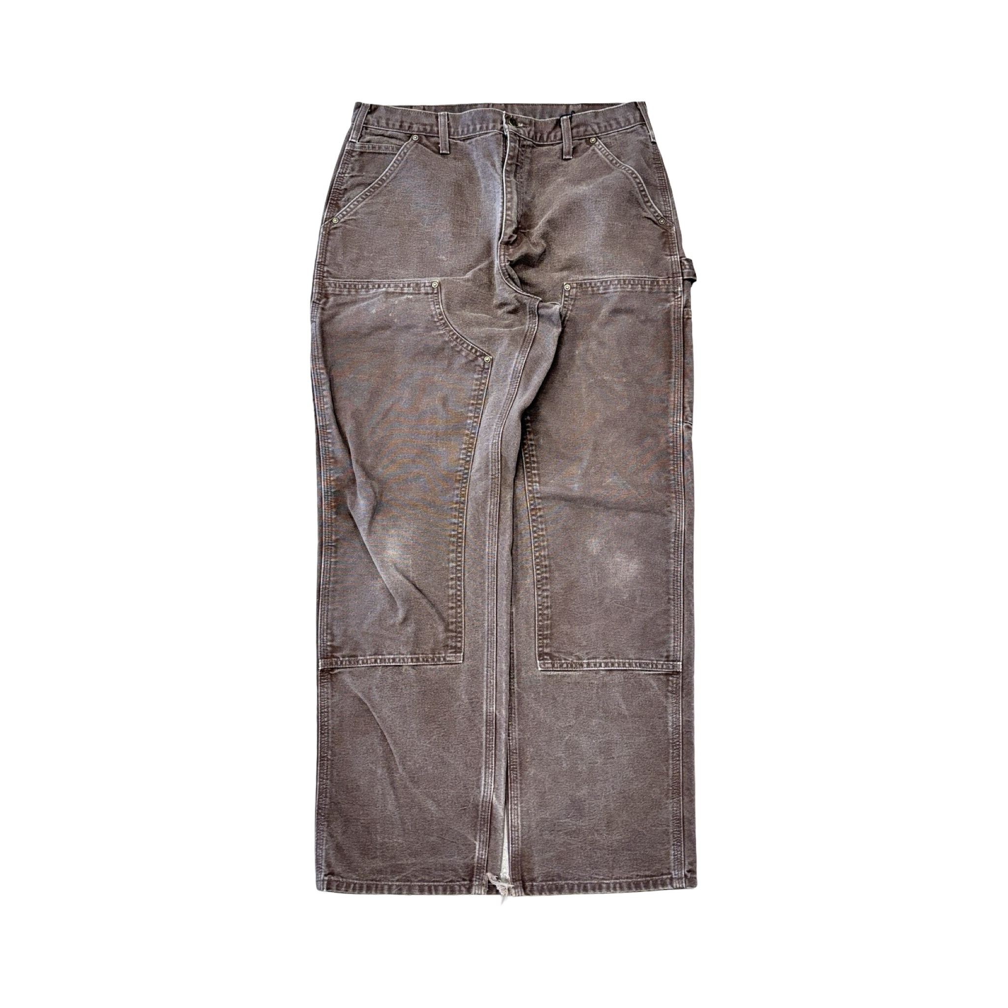 Carhartt Thrashed Double Knee Pants Brown #15
