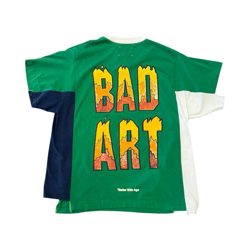 *Better With Age Go To Hell Reconstructed Tee Green