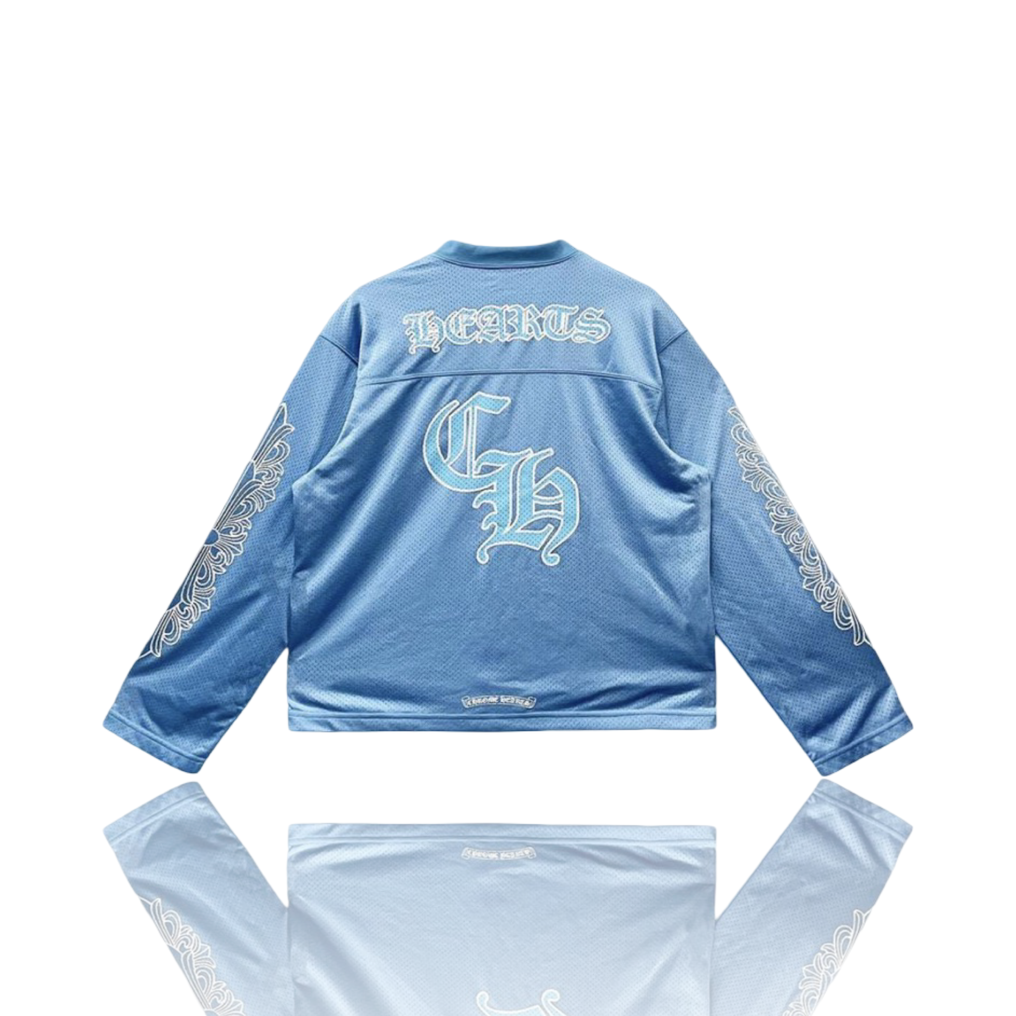 Chrome Hearts Stadium Mesh Jersey Longsleeve Blue