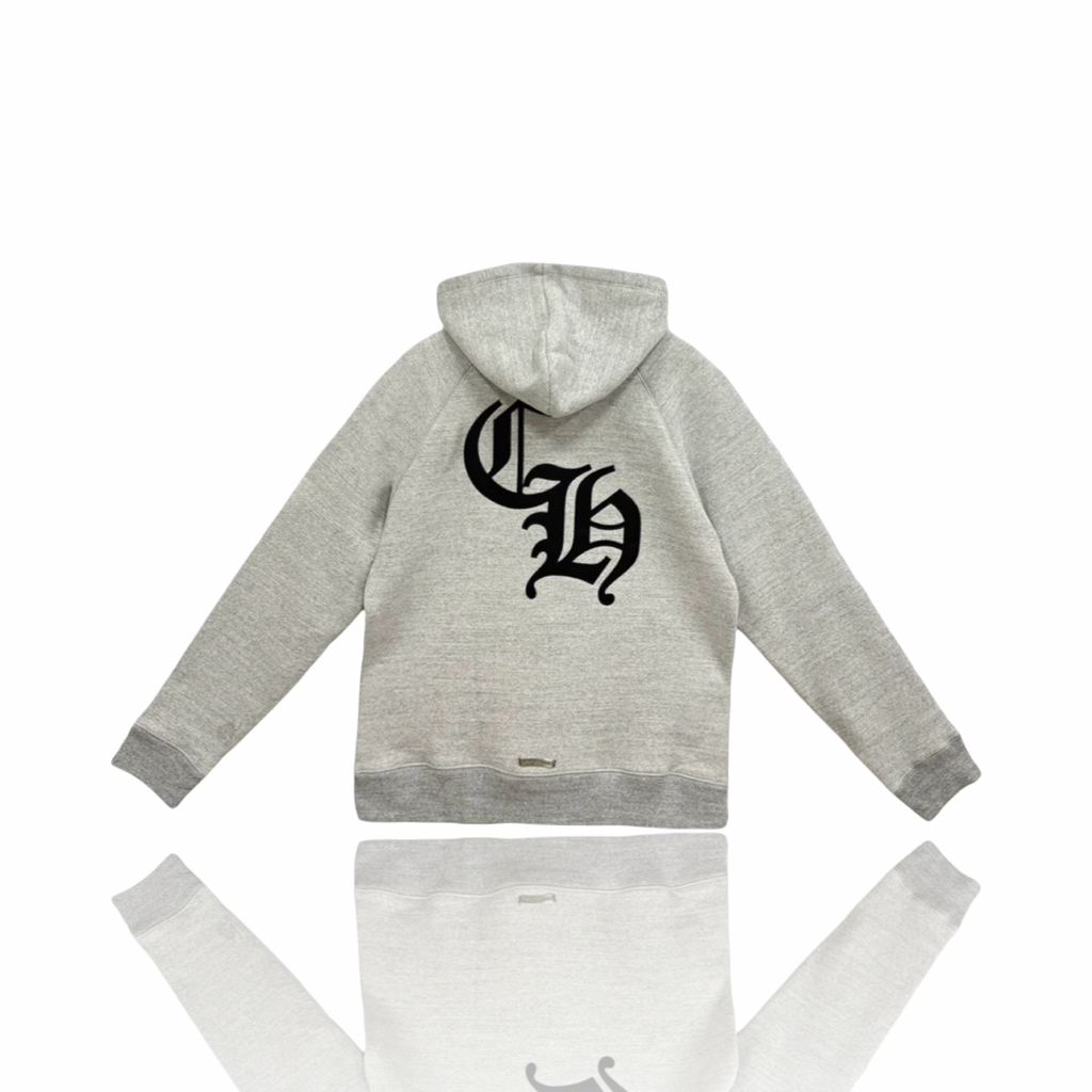 Chrome Hearts Nylon Triple Cross Hoodie Grey