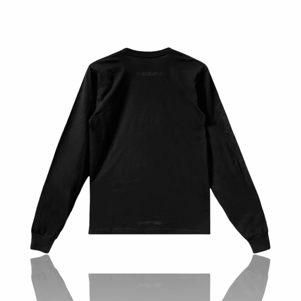 Chrome Hearts Miami Exclusive Vertical Logo Cemetery Longsleeve