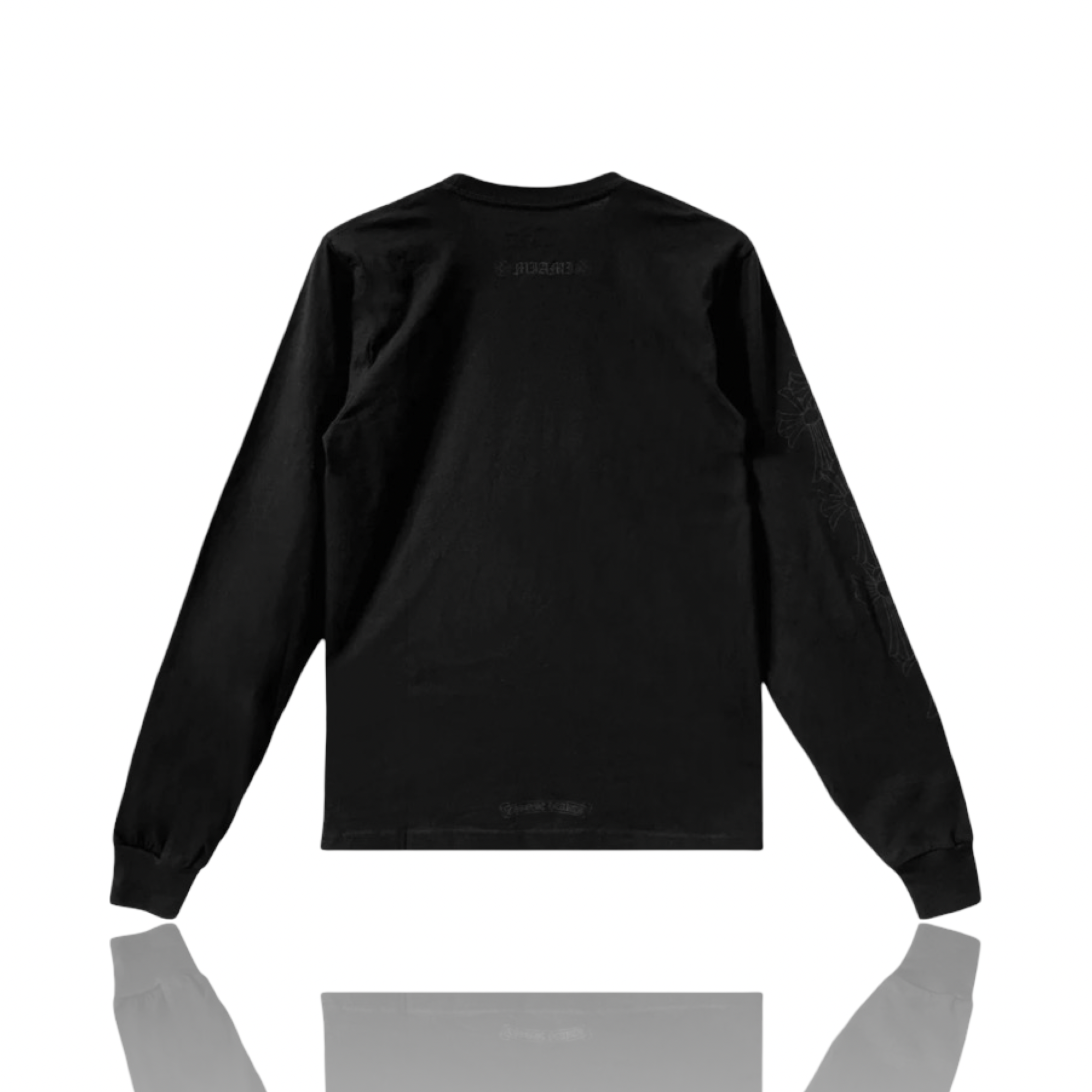 Chrome Hearts Miami Exclusive Vertical Logo Cemetery Longsleeve