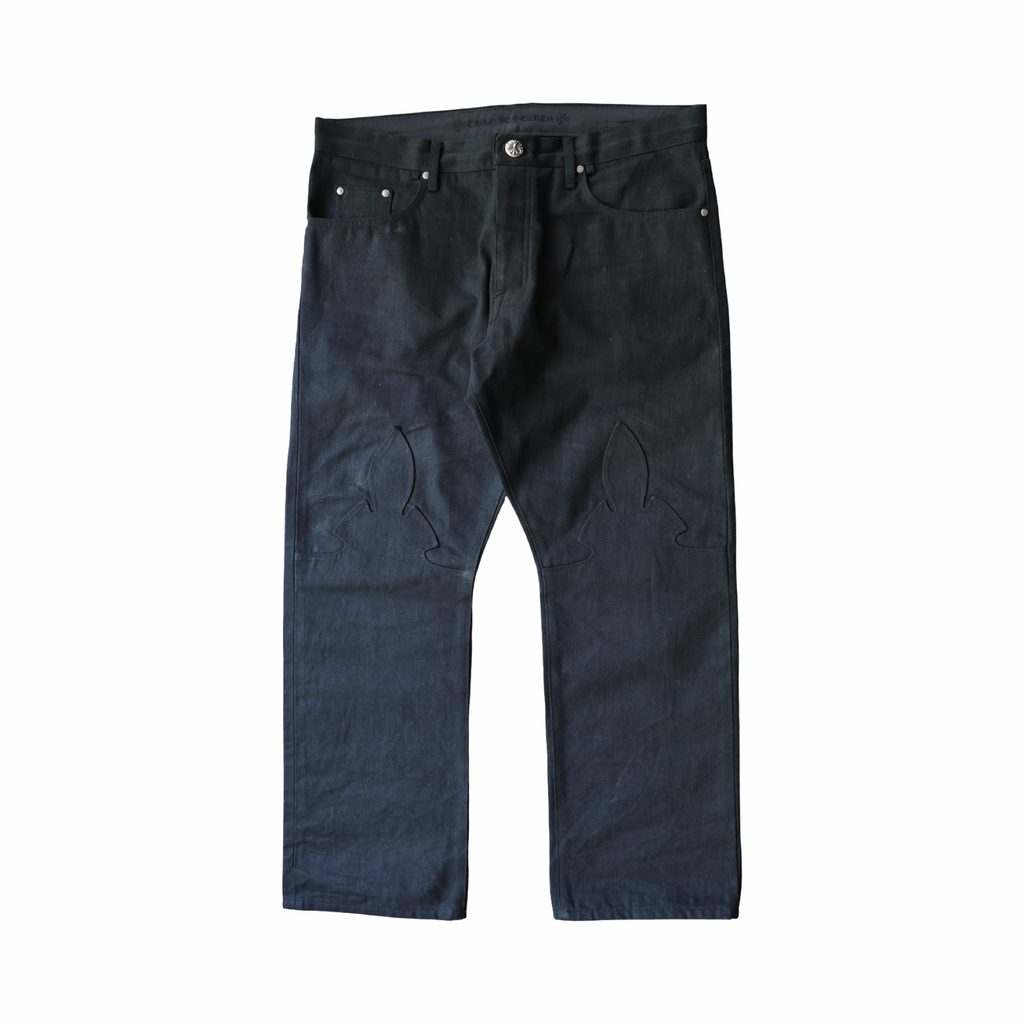 Chrome Hearts Fleur Knee Pants Black
