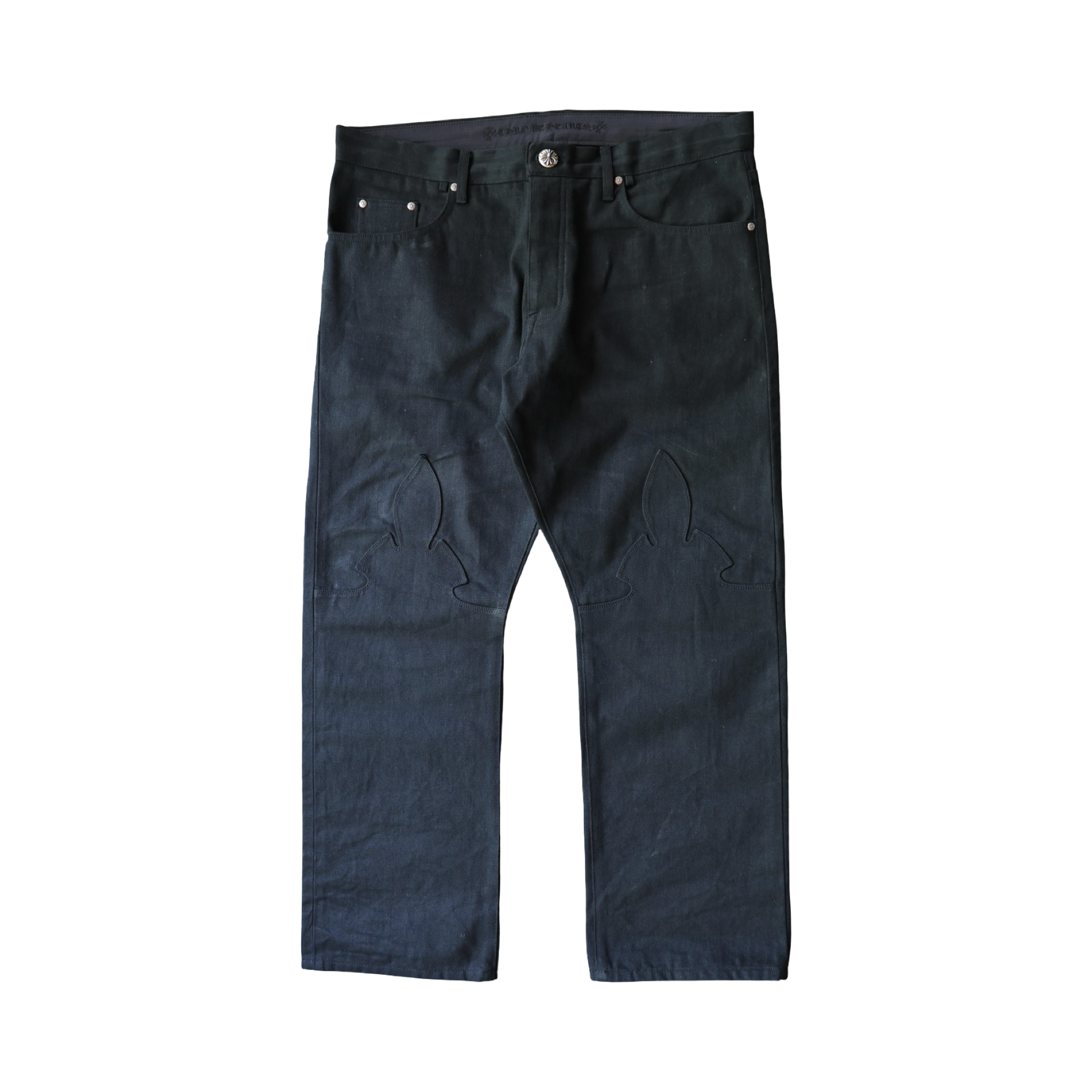 Chrome Hearts Fleur Knee Pants Black
